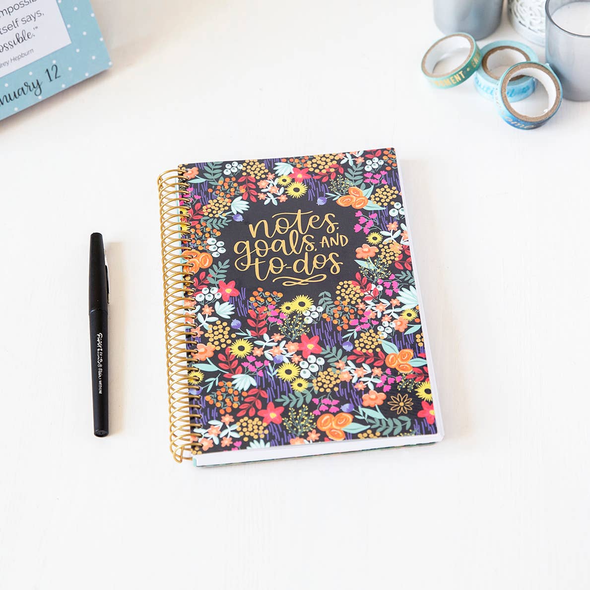 Notes, Goals, & To Do Bounded Book