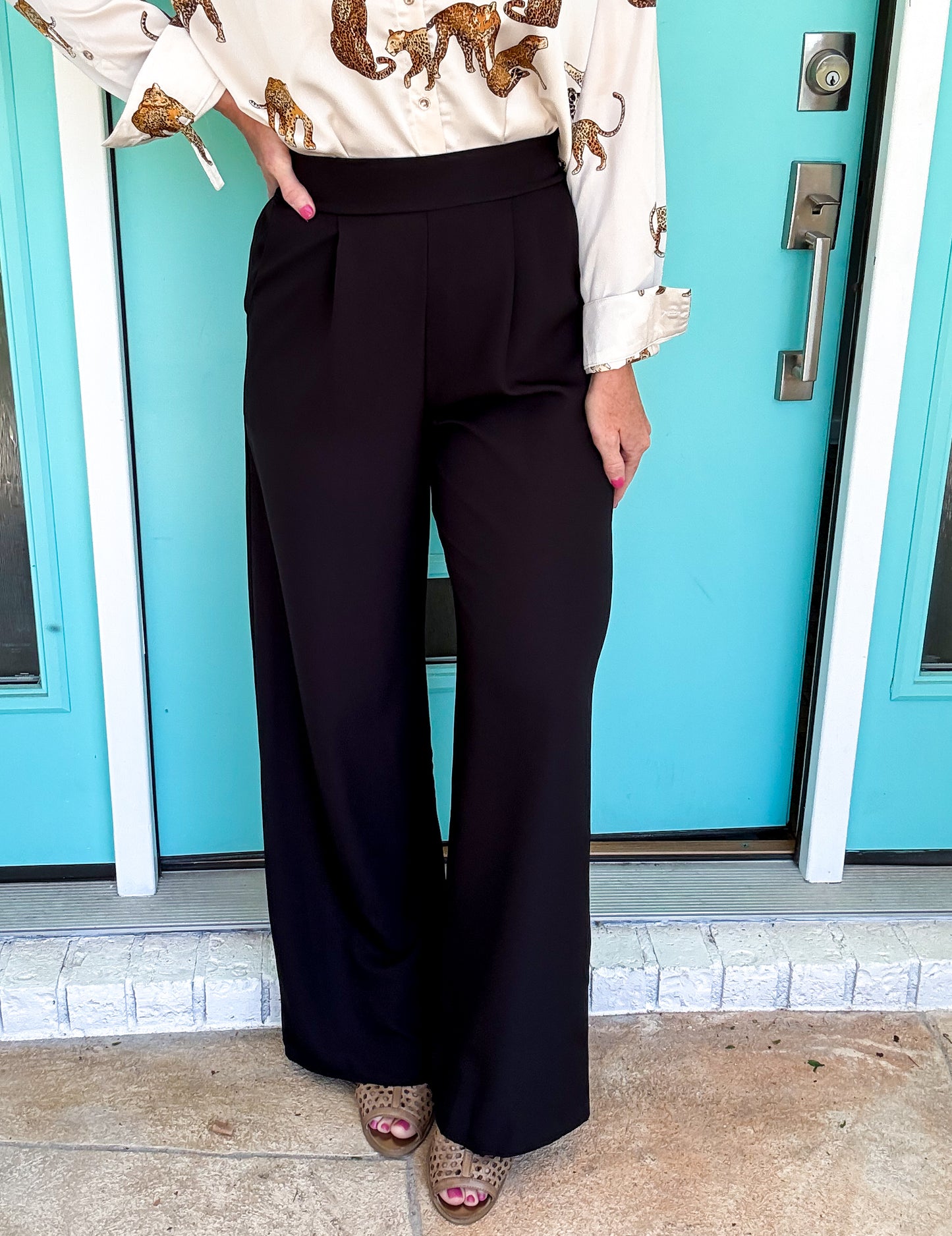 Almost 5 O’clock Stretchy Waist Dress Pants