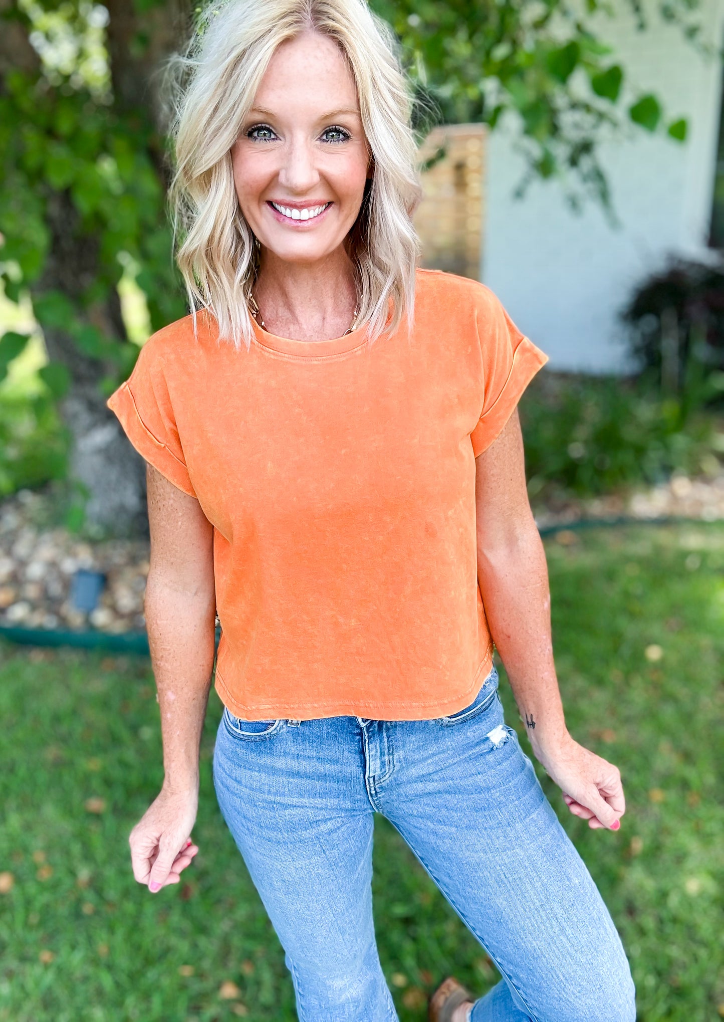 Comfy Cuff Fall Tee