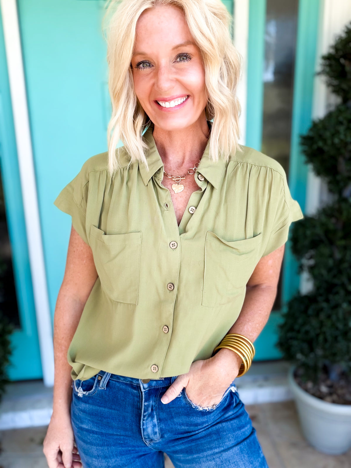 The Autumn Collared Tee