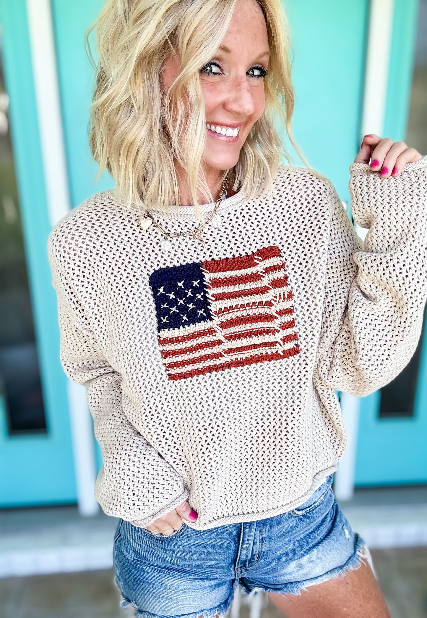 Backyard American Sweater