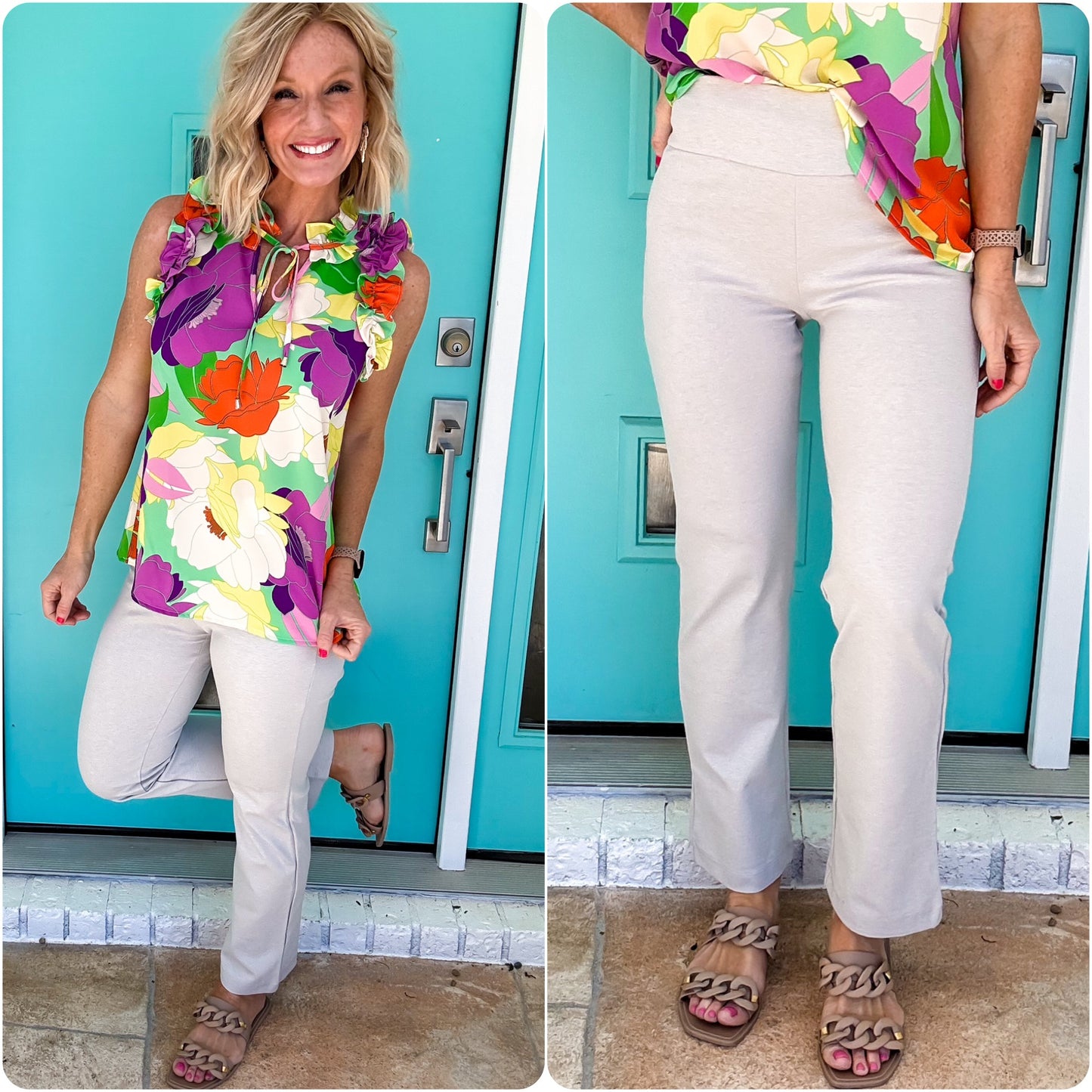 The Bella Flex Straight Dress Pants *stretch*