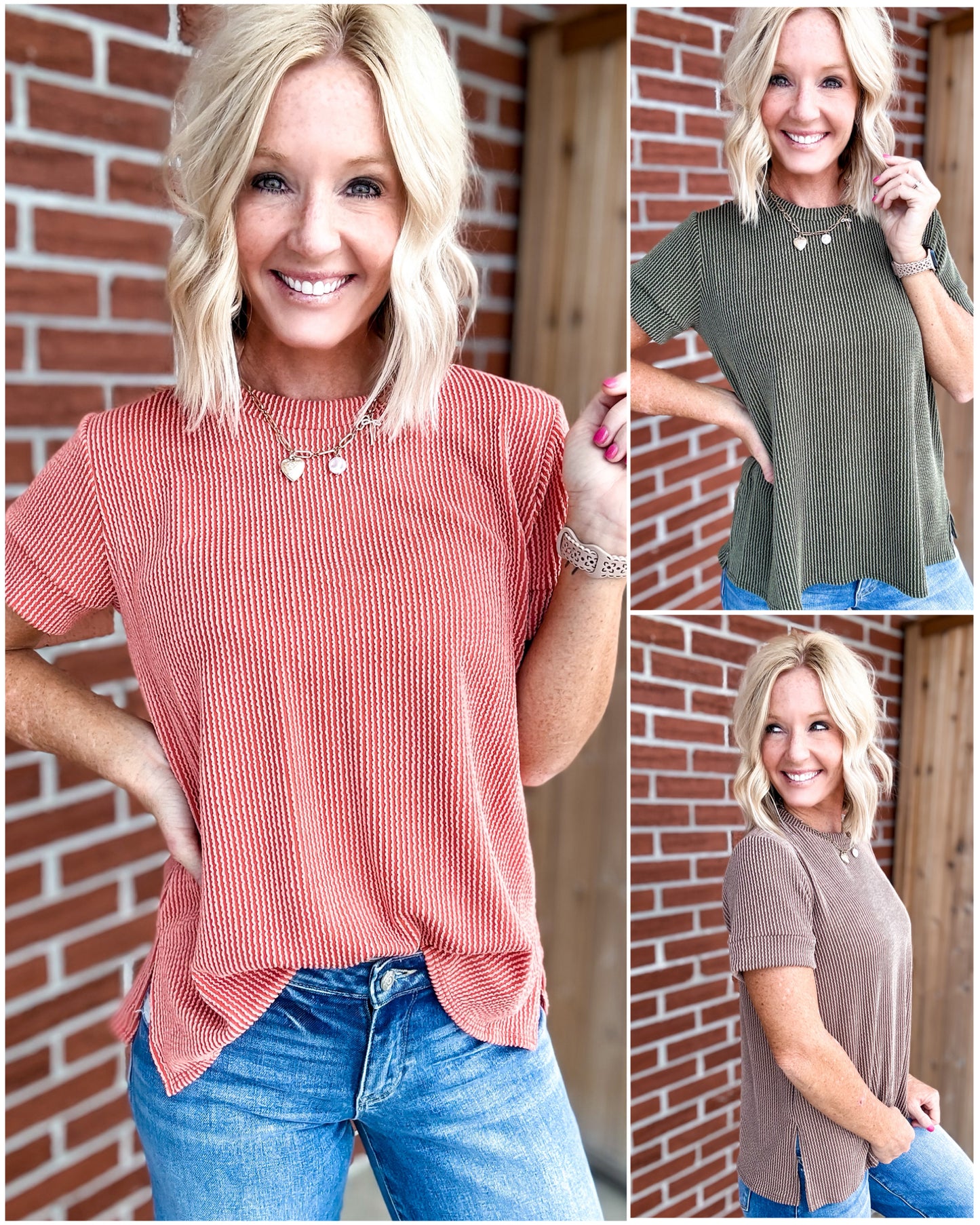 Rustwood Ribbed Top