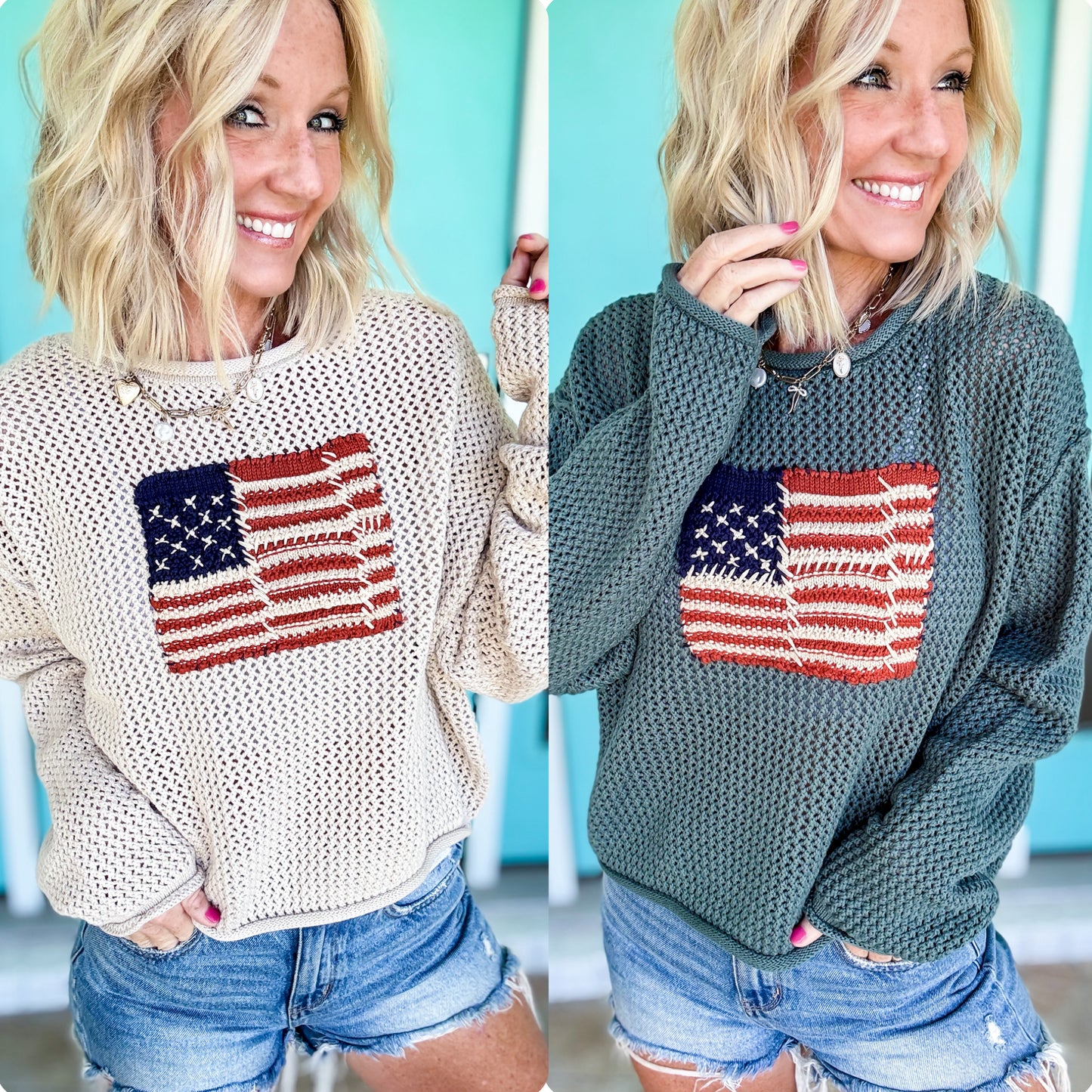 Backyard American Sweater