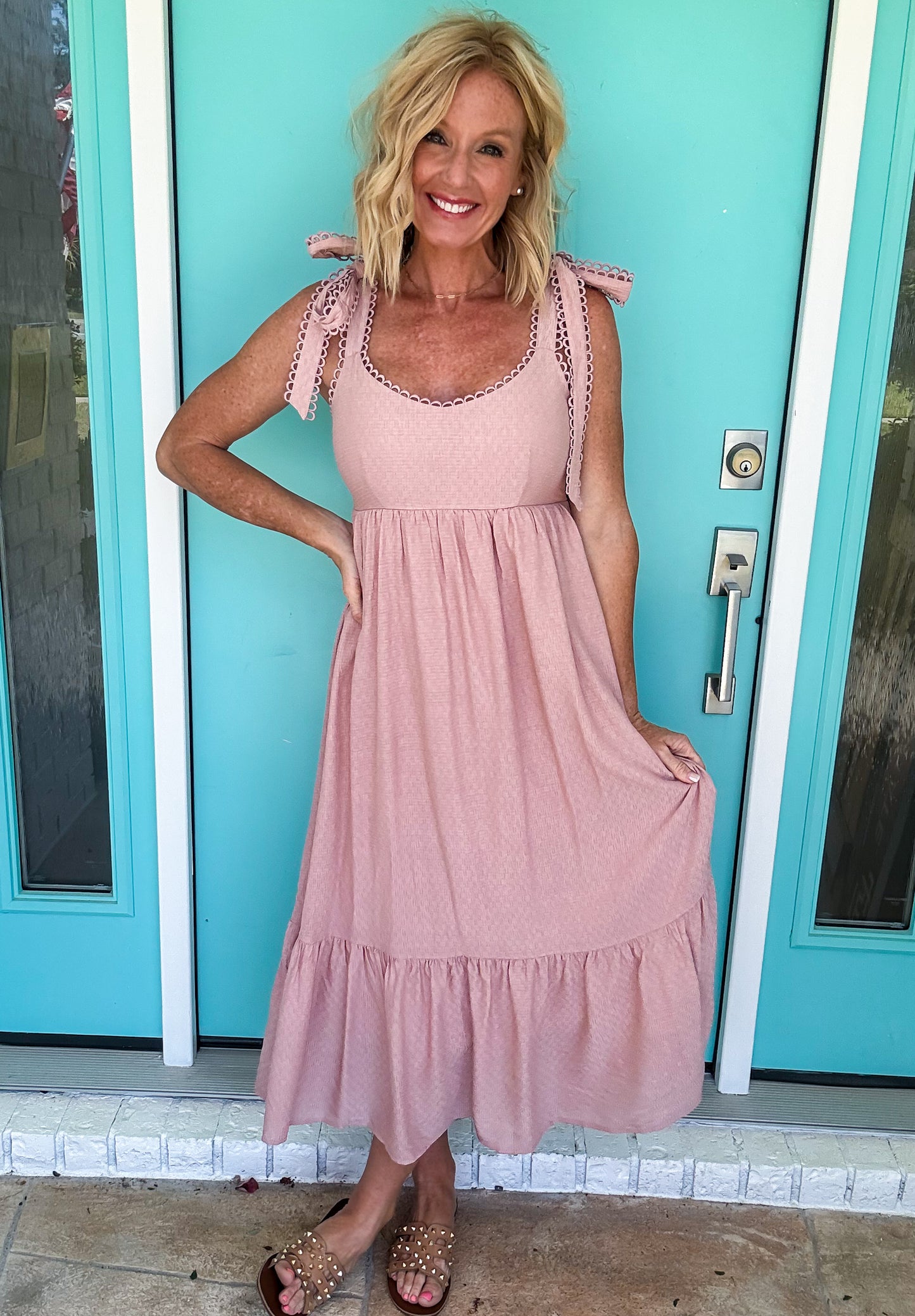 Petal Kiss Midi Dress