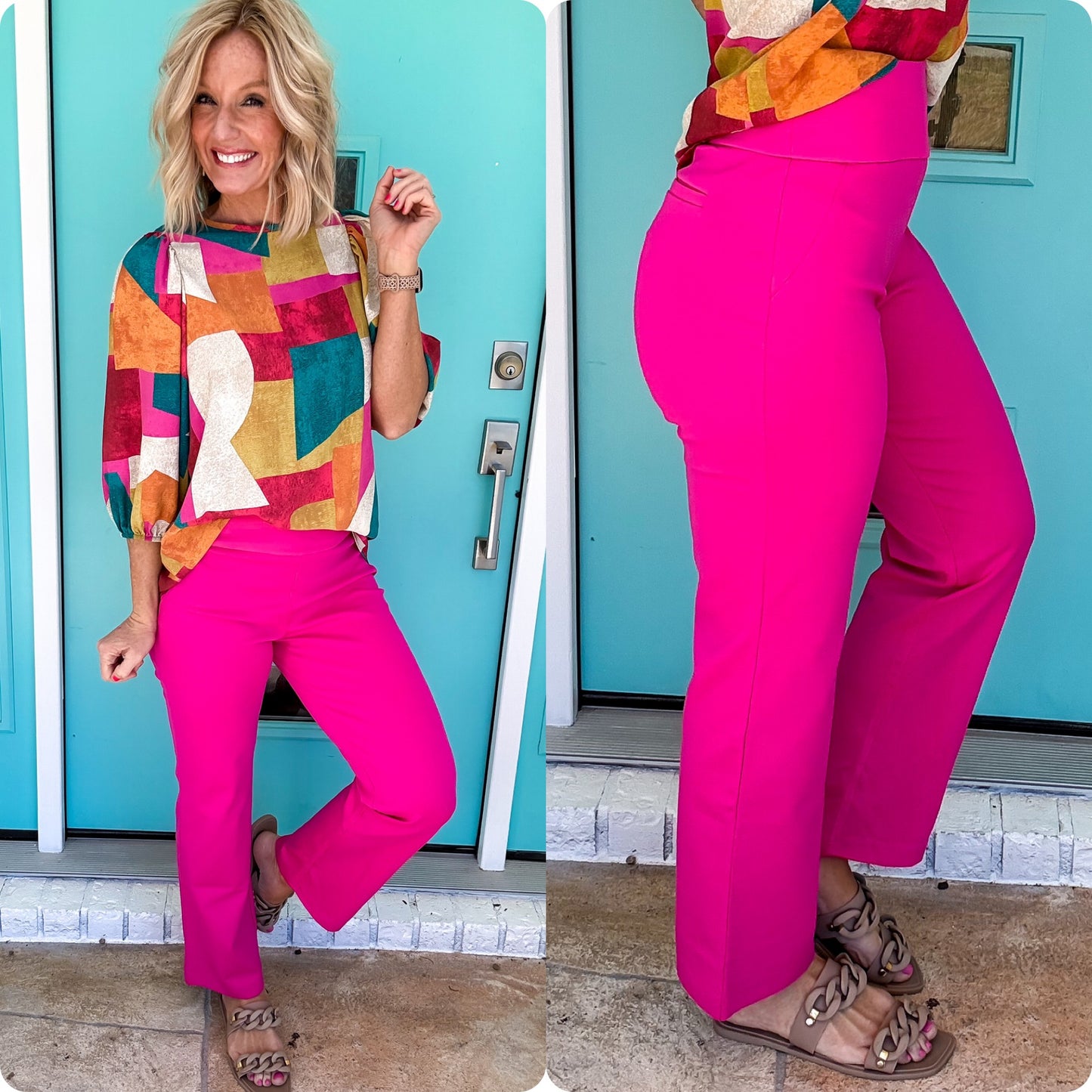 The Bella Flex Straight Dress Pants *stretch*