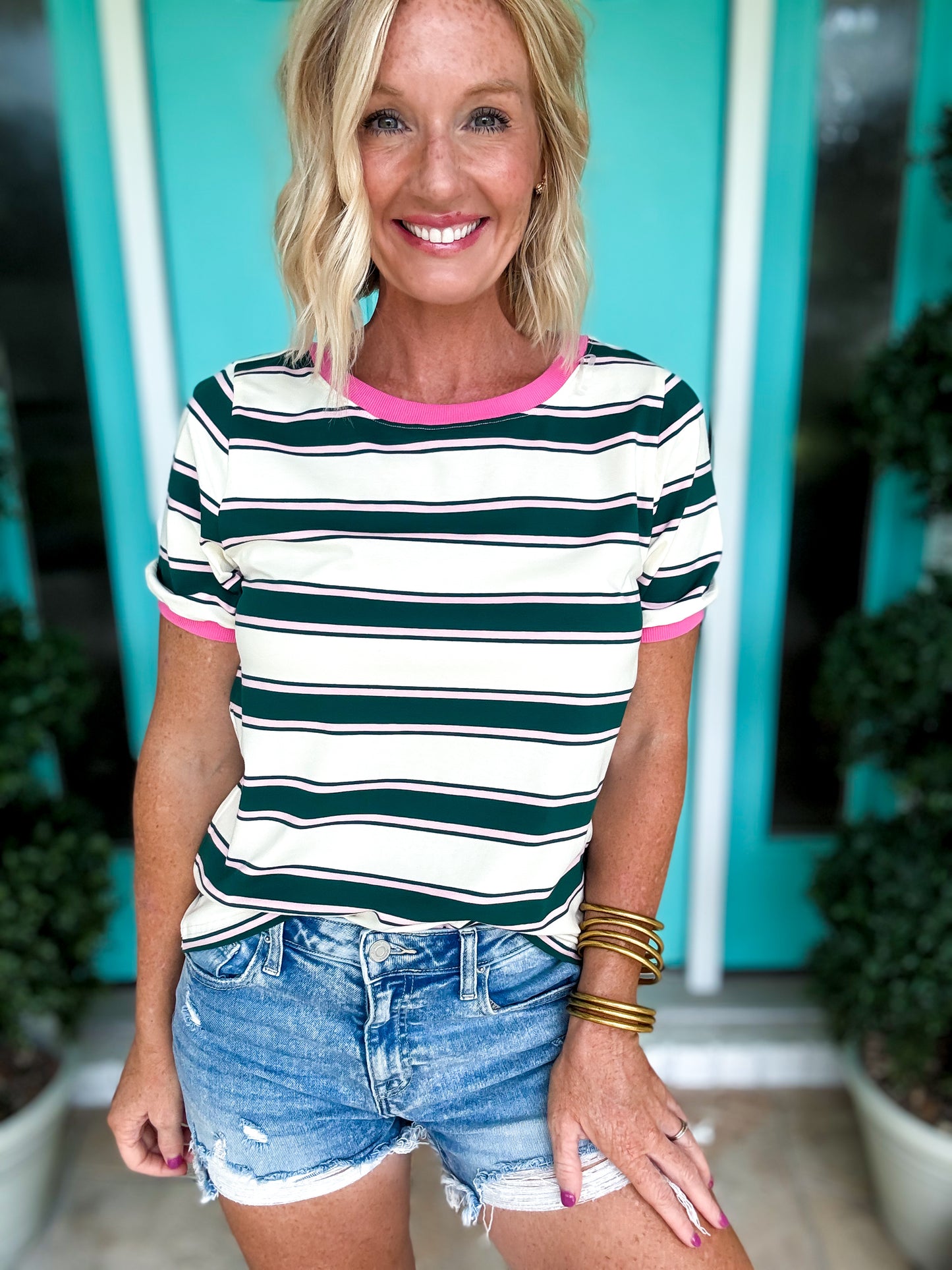 Classic Cotton Stripe Top