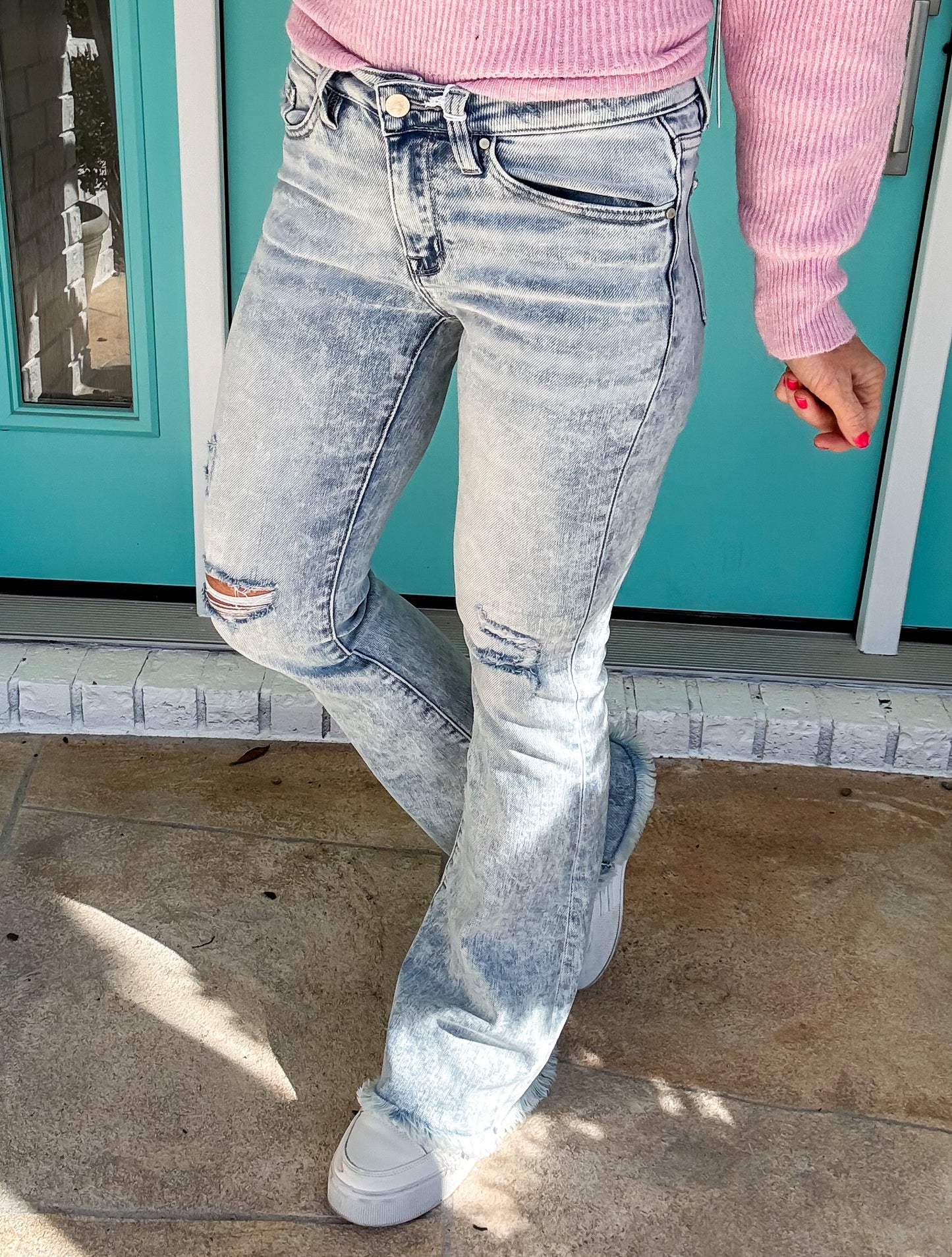 Fray & Flare Jeans