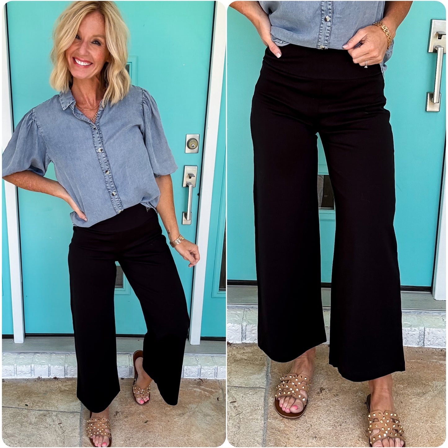 Bella Wide Leg Flex Dress Pants *stretch*