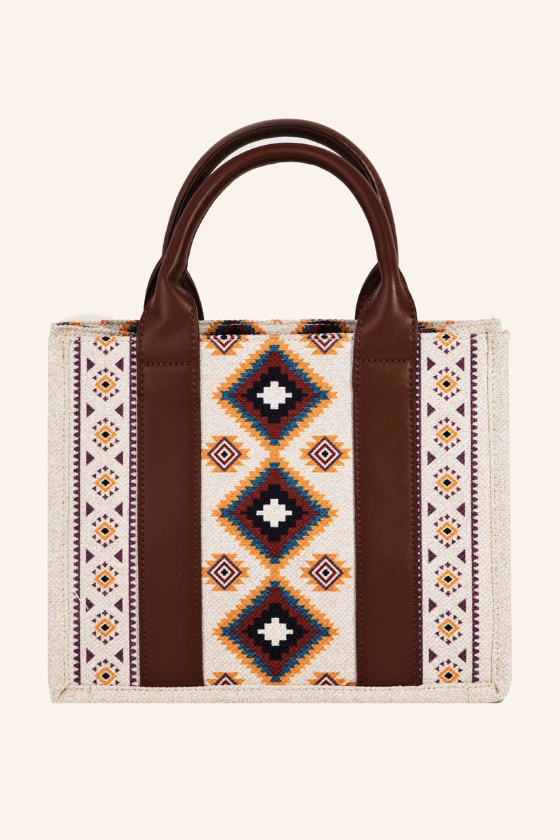 Boho Western Pattern Square Bag