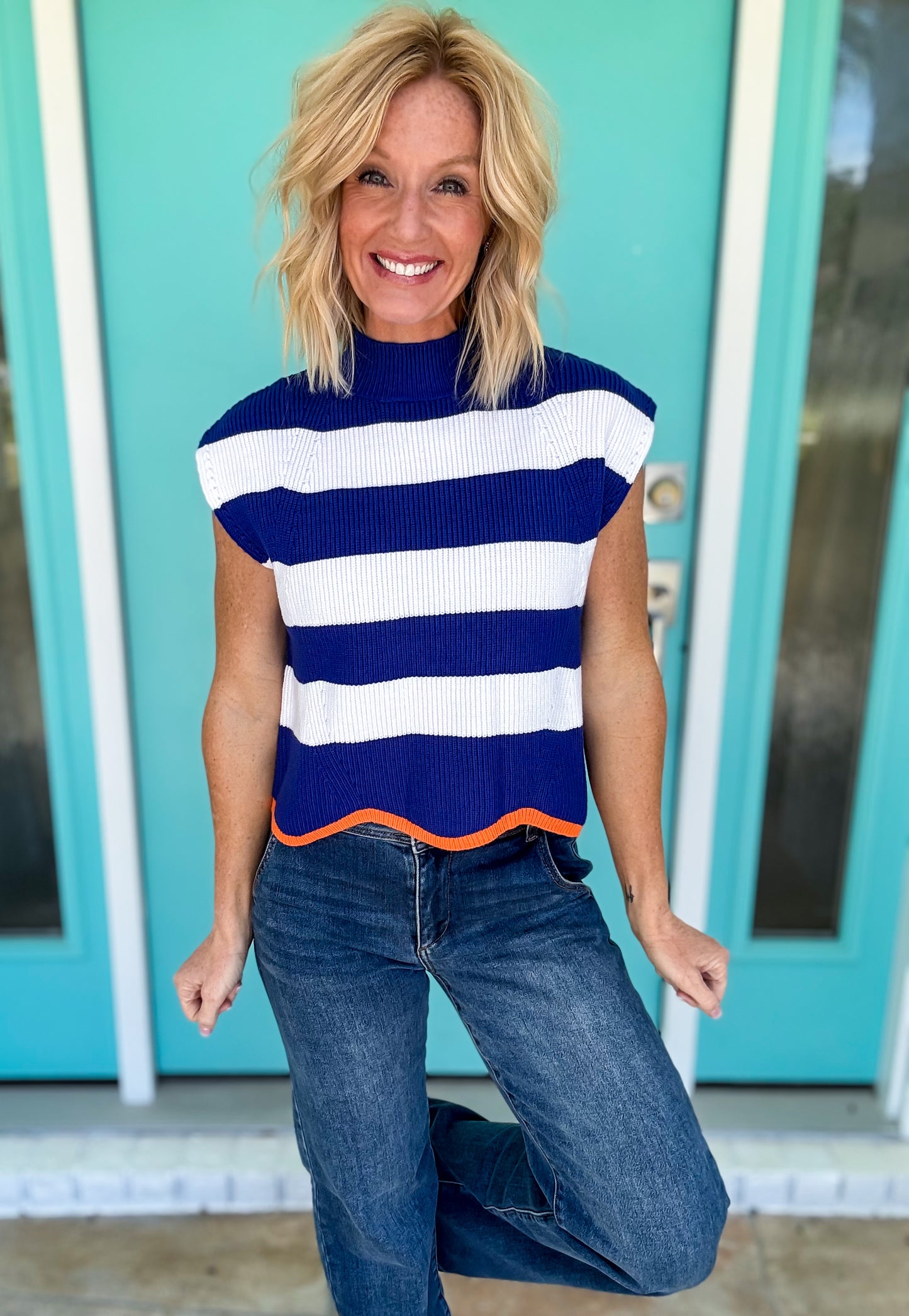 Chic in Stripes Sweater