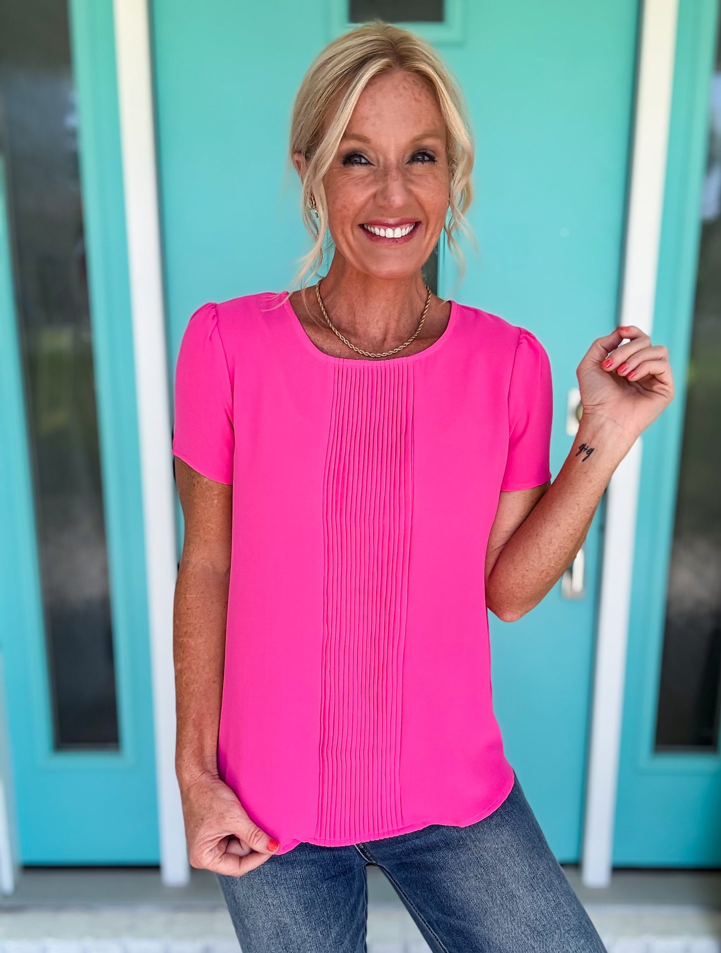 Poise Pleat Blouse