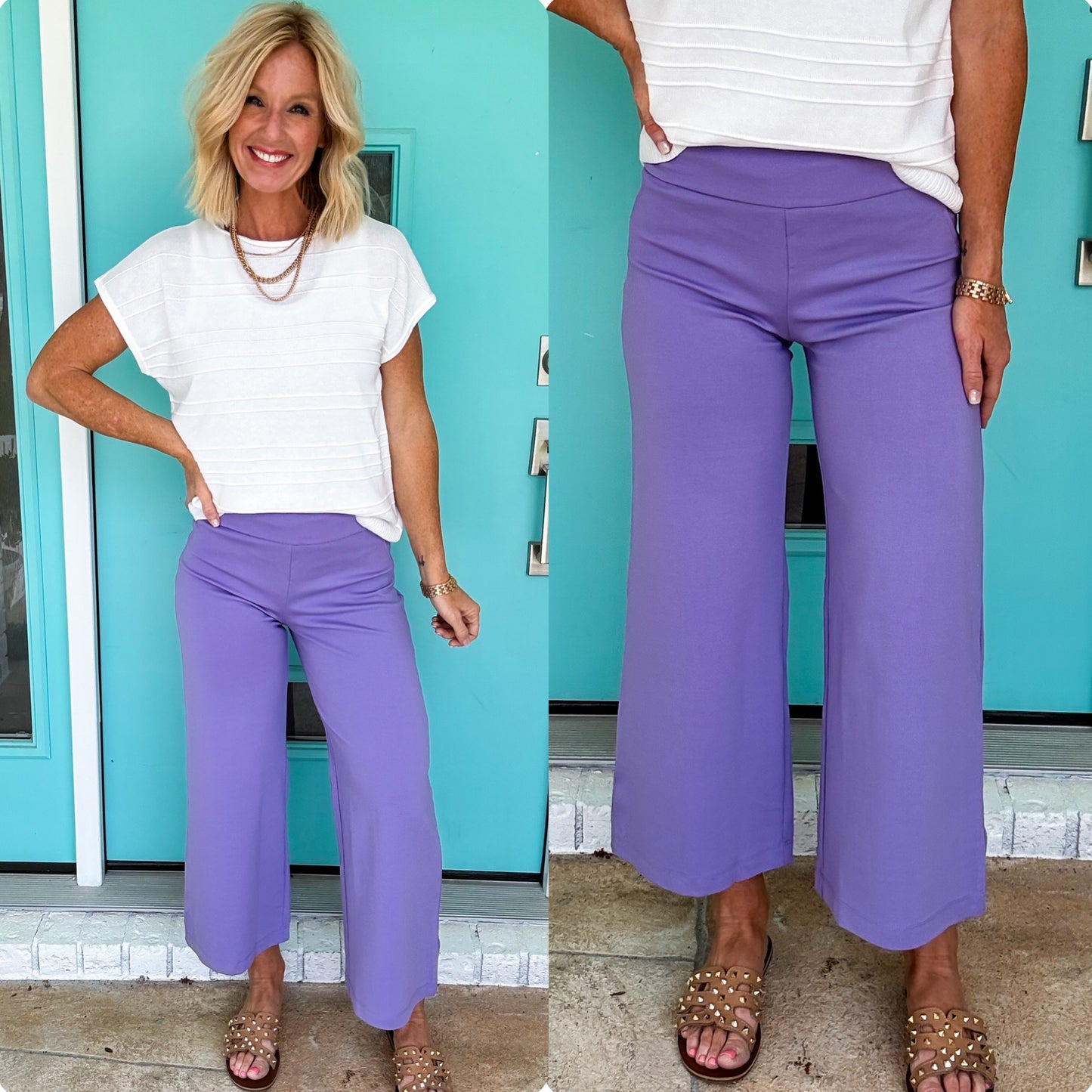 Bella Wide Leg Flex Dress Pants *stretch*