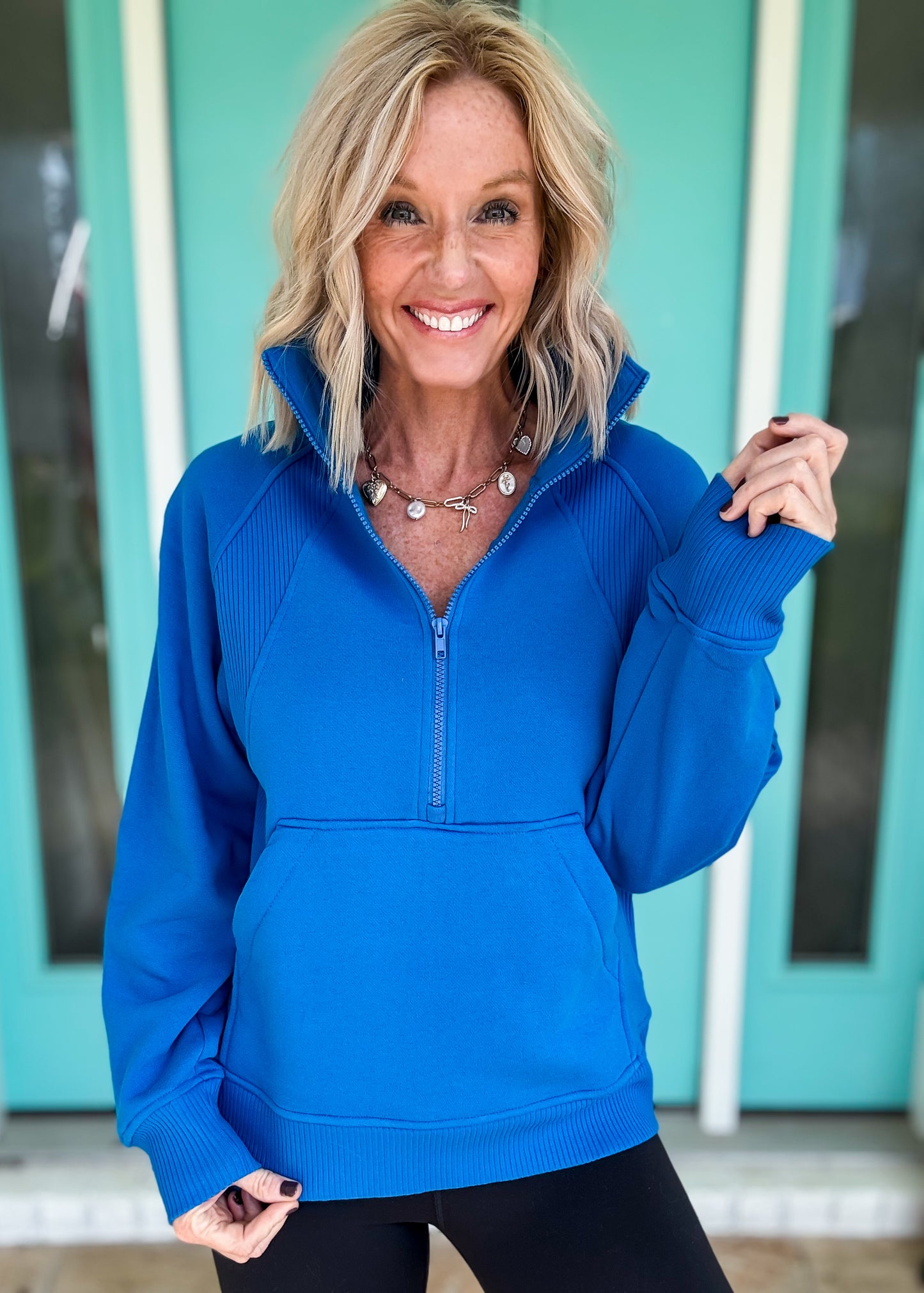 Cozy Details Fleece Pullover