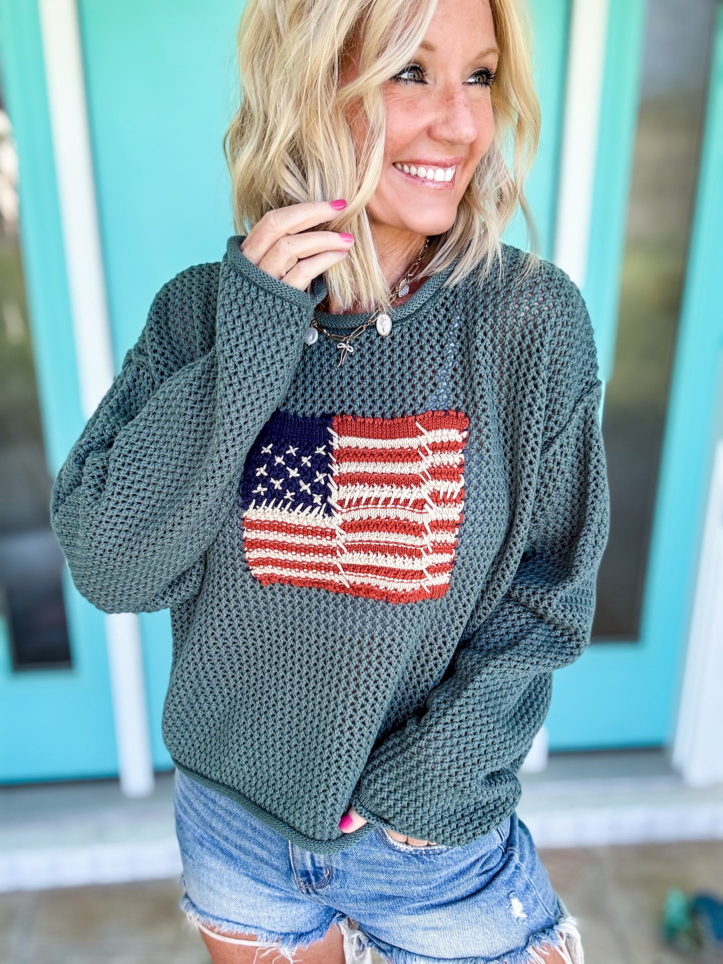 Backyard American Sweater