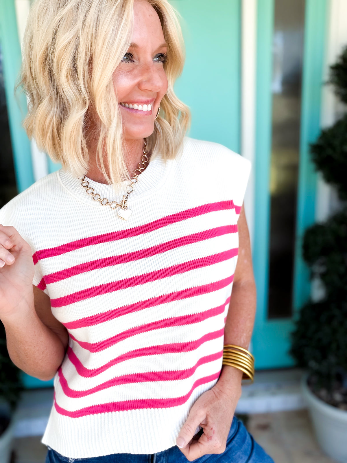 Easy Stripe Vibes Sweater