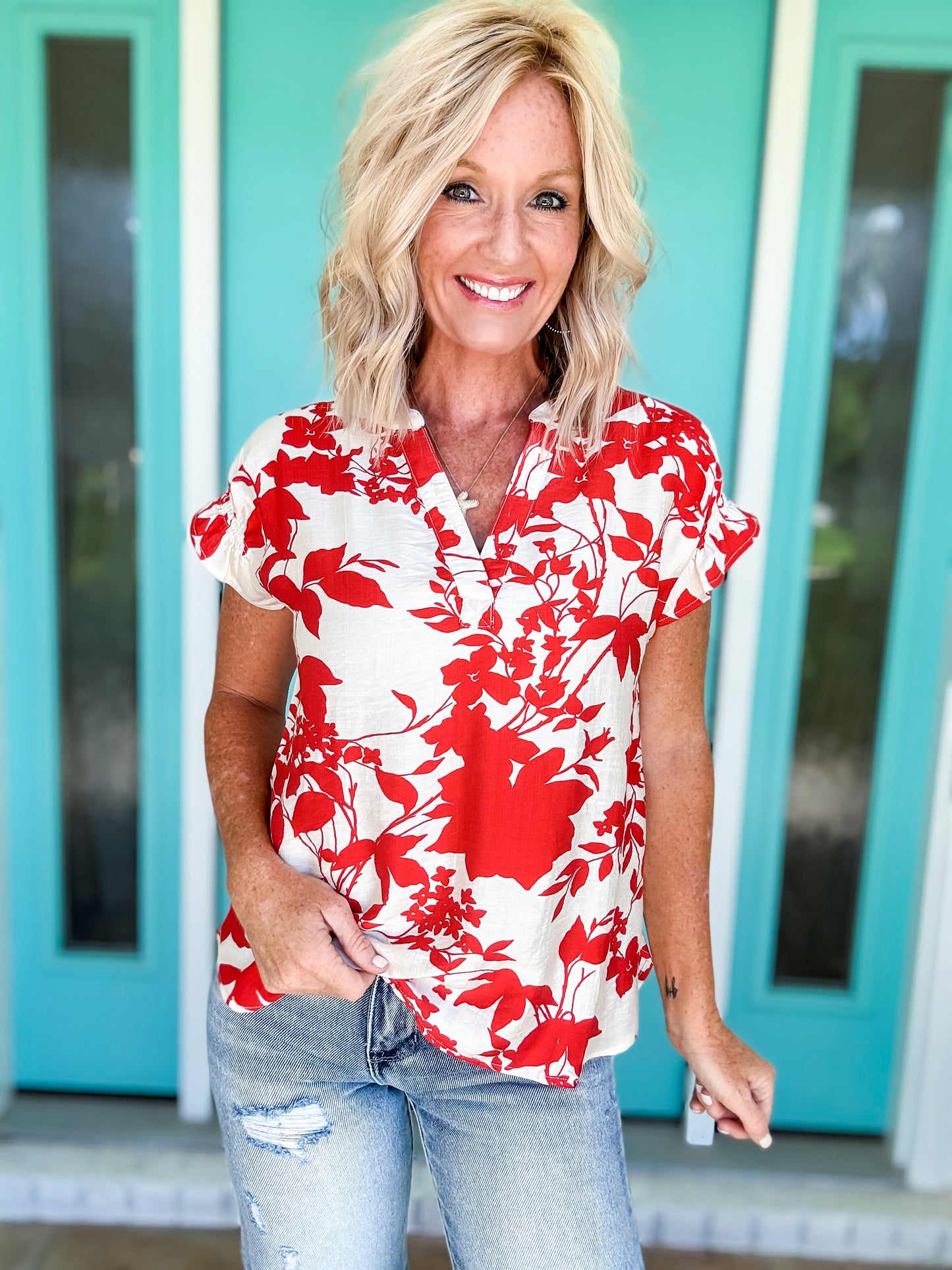 Simply Put Floral Blouse