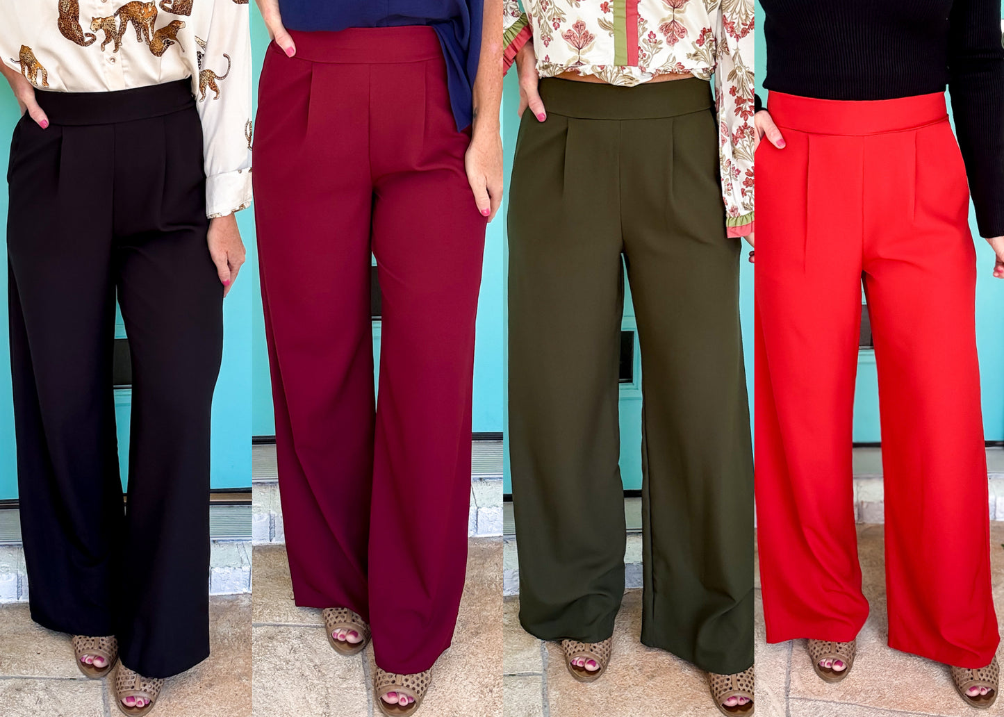 Almost 5 O’clock Stretchy Waist Dress Pants