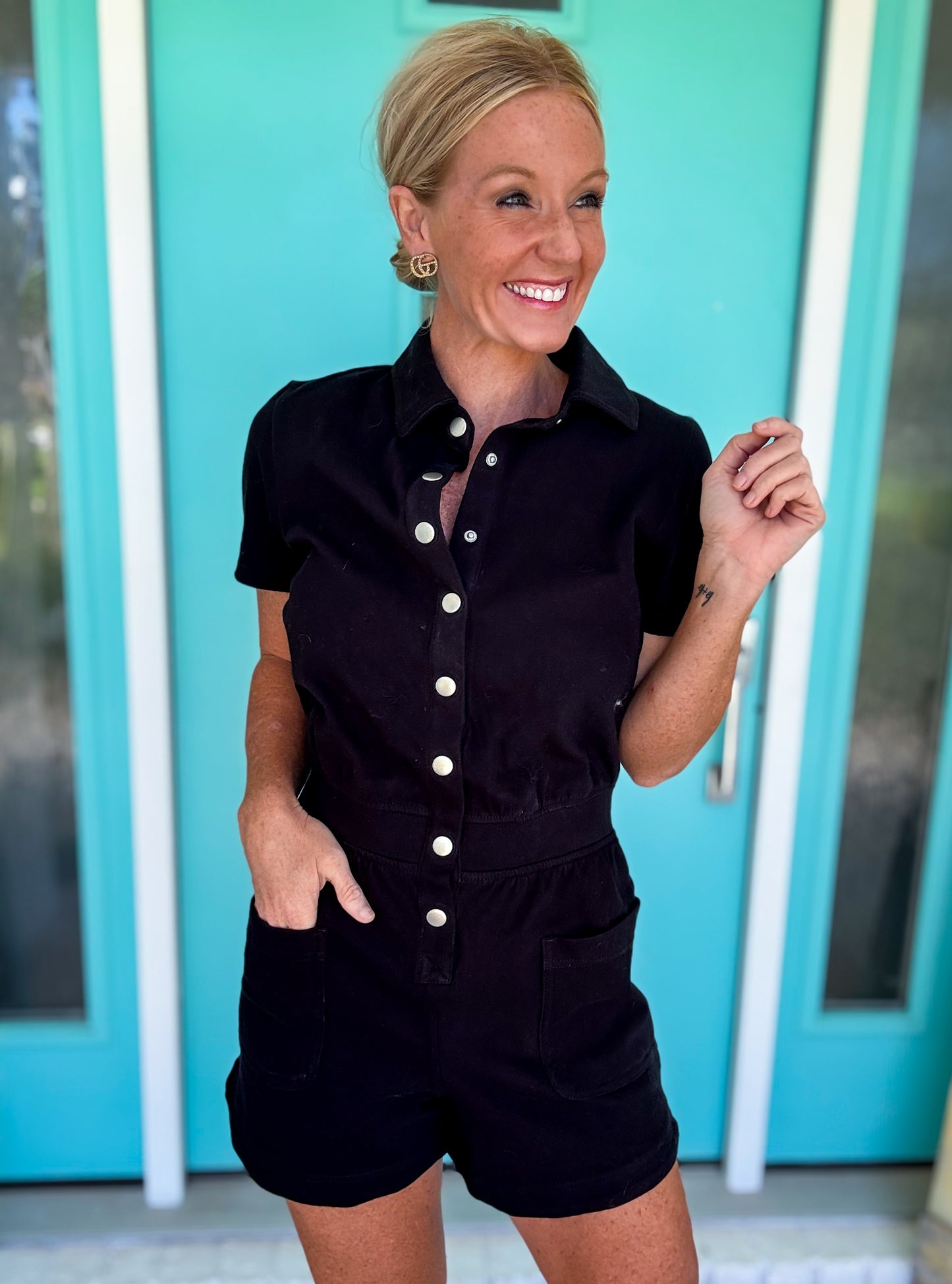 Back to Back Stretchy Snap Romper