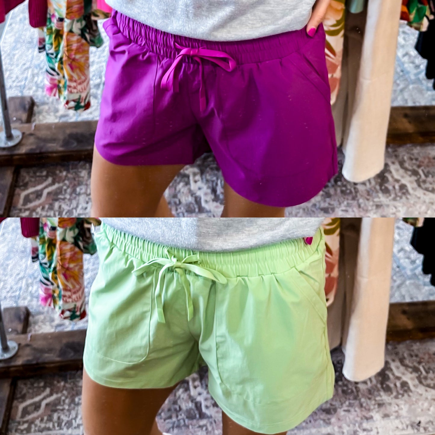 On the Go Stretchy Workout Shorts by Mono B