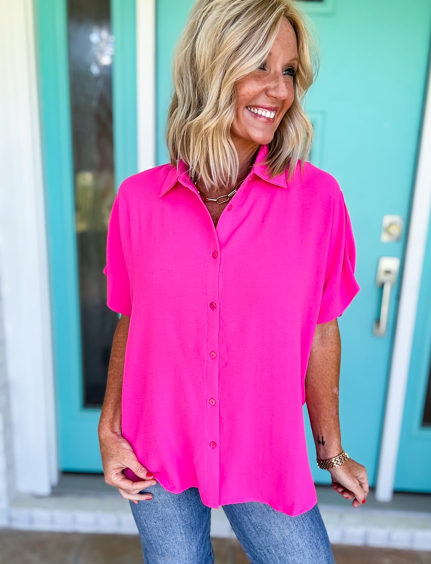 Button Up Grace Top