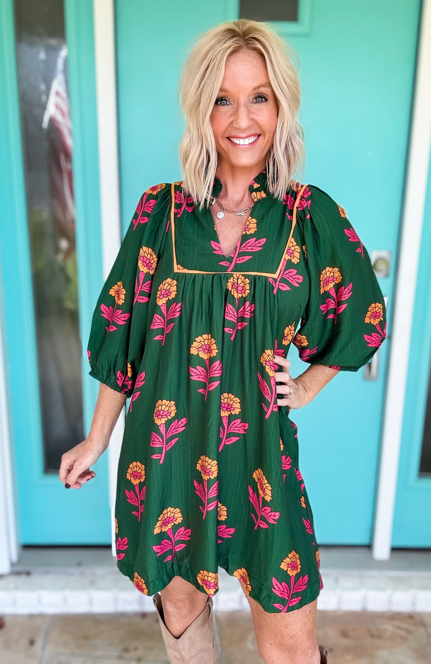 Garden Mosaic Dress