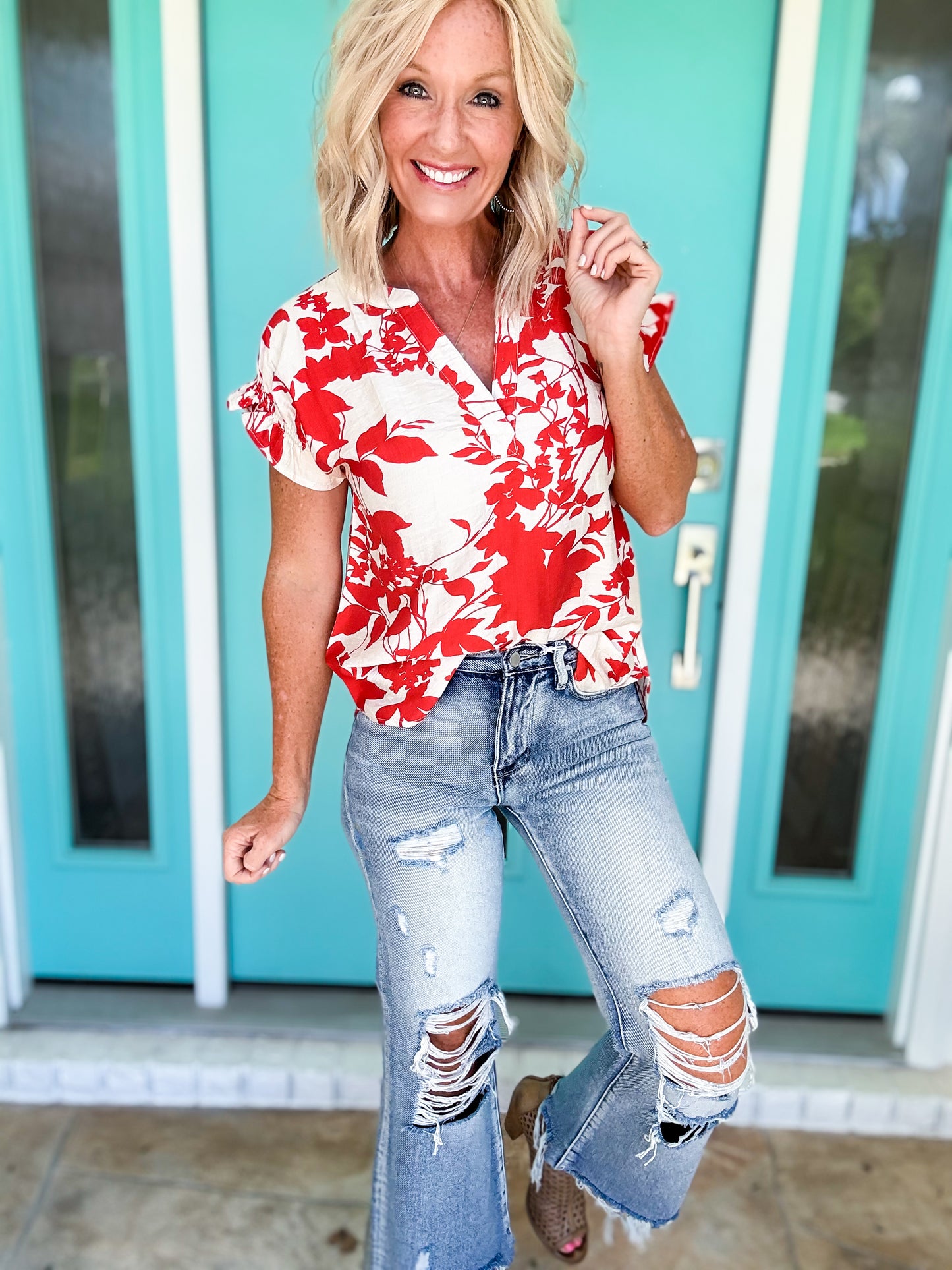 Simply Put Floral Blouse