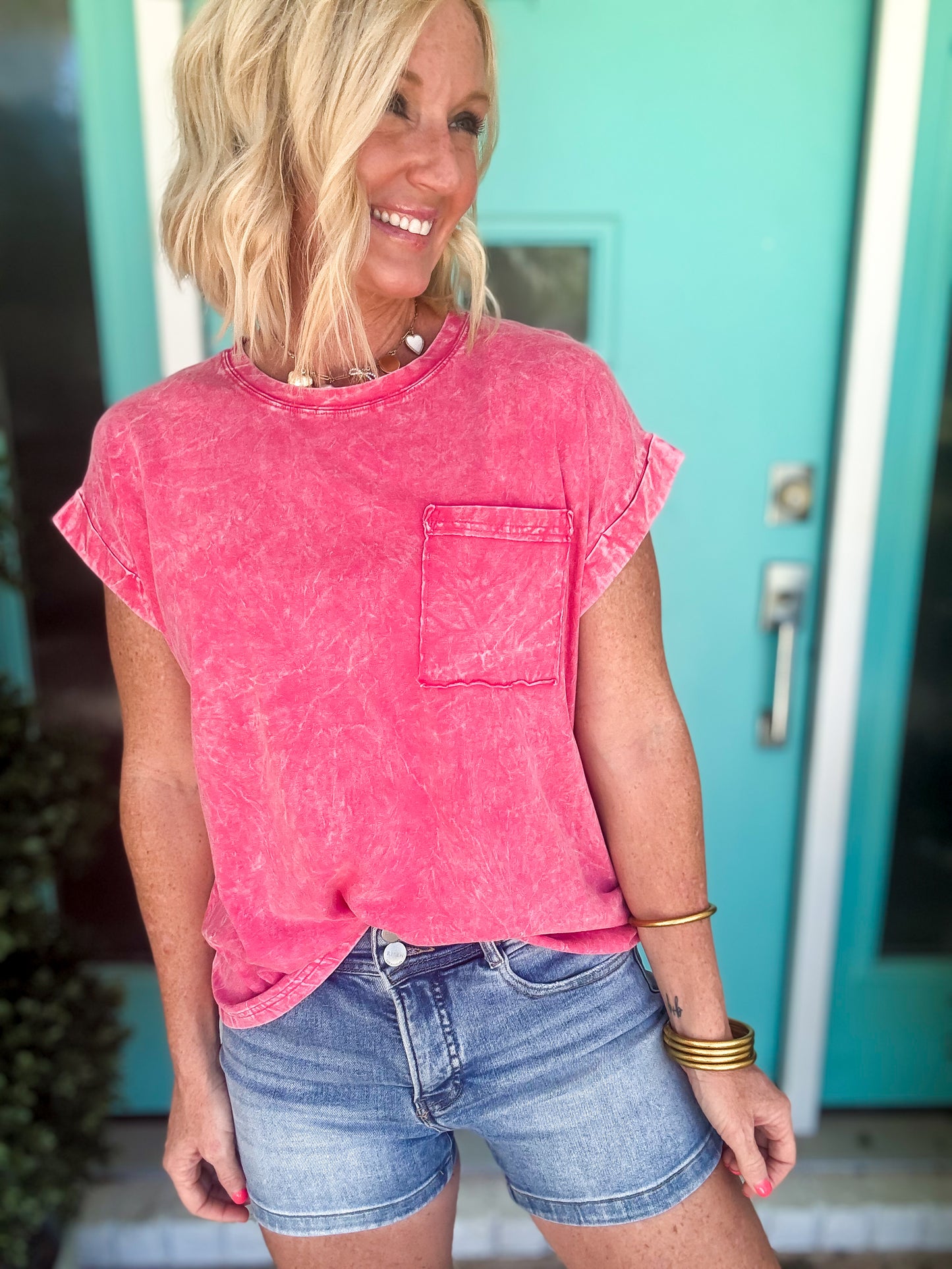 The Go-To Fold Sleeve Tee