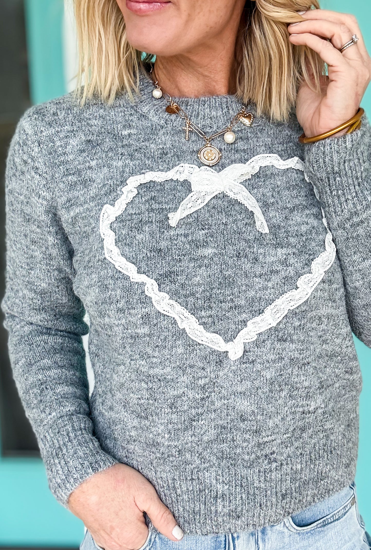 Laced in Love Sweater