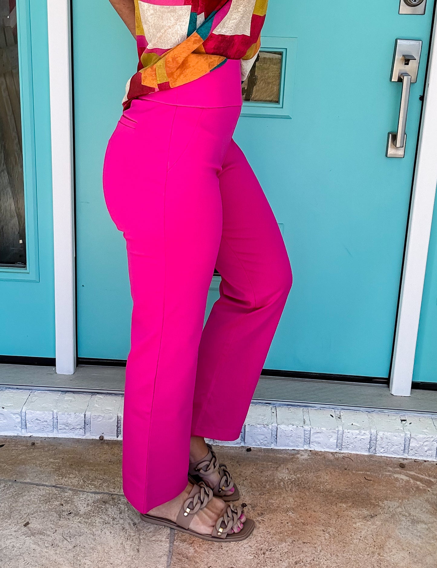 The Bella Flex Straight Dress Pants *stretch*