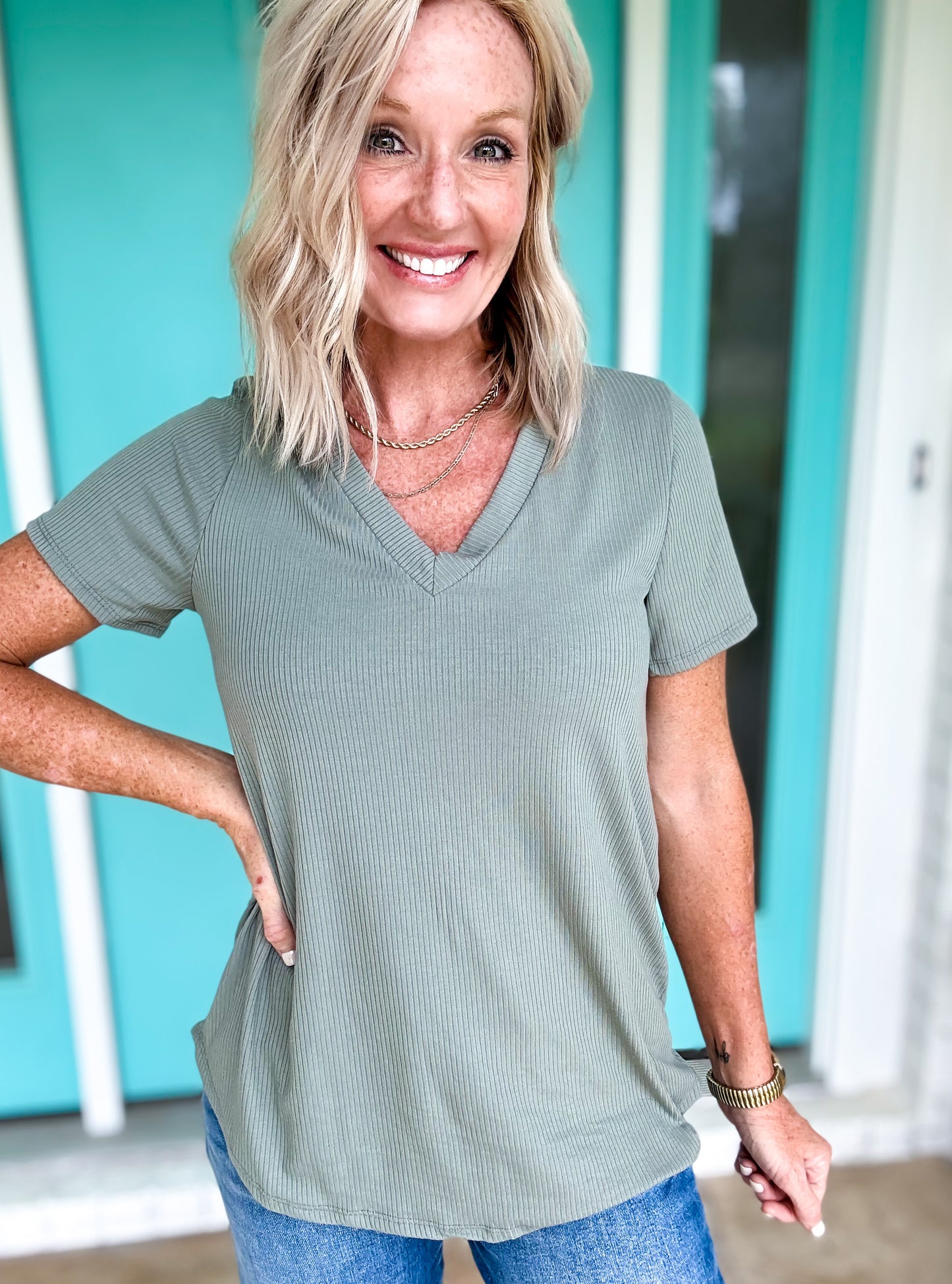 Basic Pre-Fall Ribbed Tee