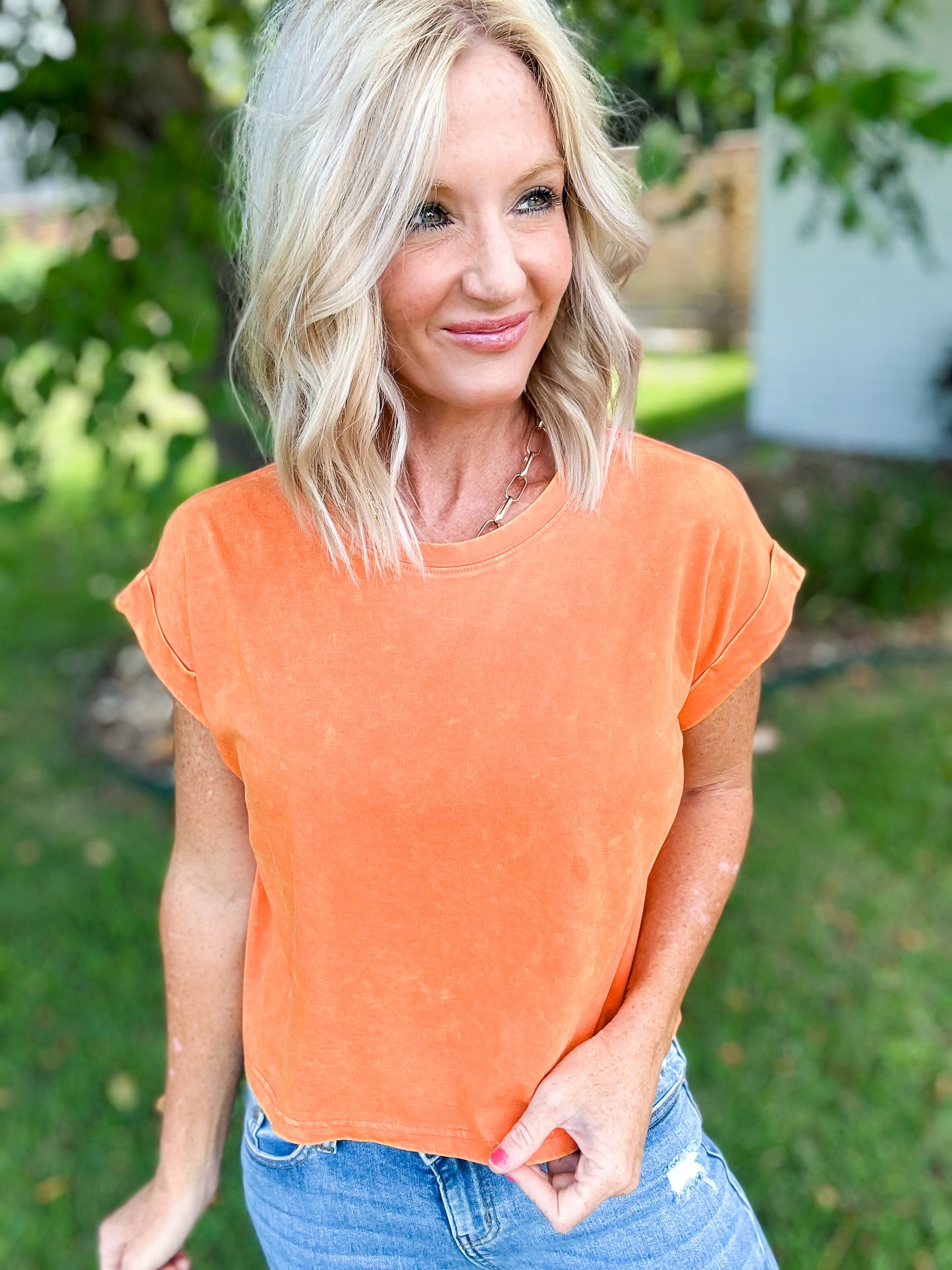 Comfy Cuff Fall Tee