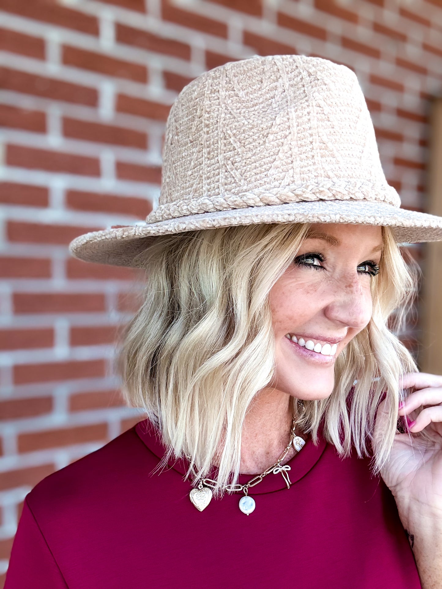Chenille Pattern Fedora