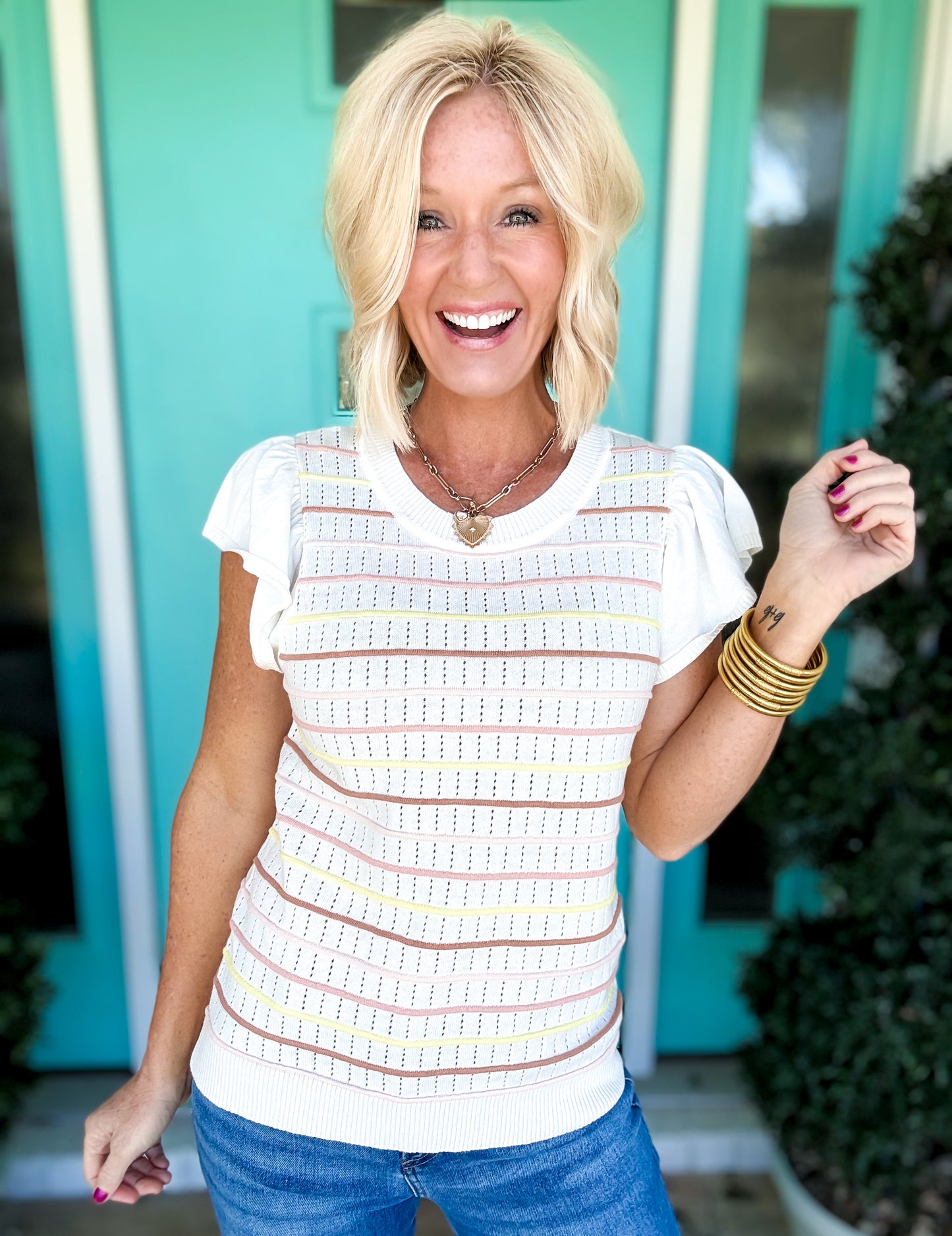 Spring Glow Sweater Tee