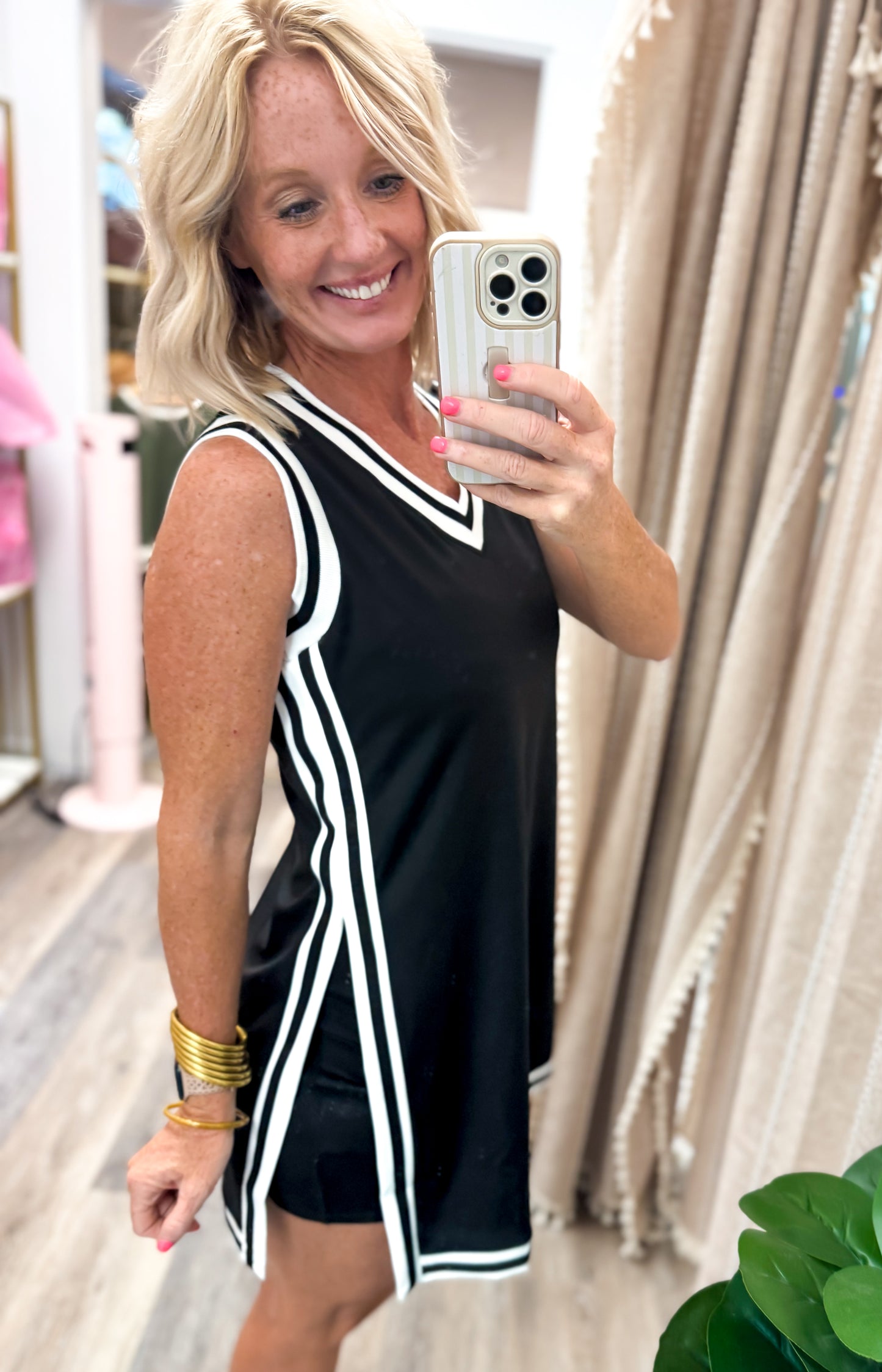 Sideline Tunic Biker Short Set | LUXE Material