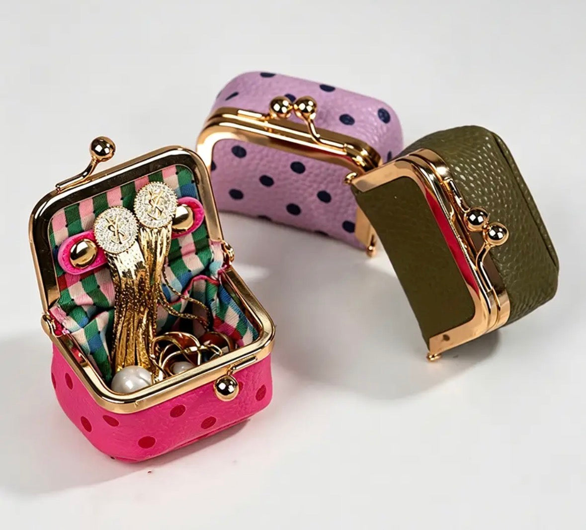 Mini Jewelry Case | Olive
