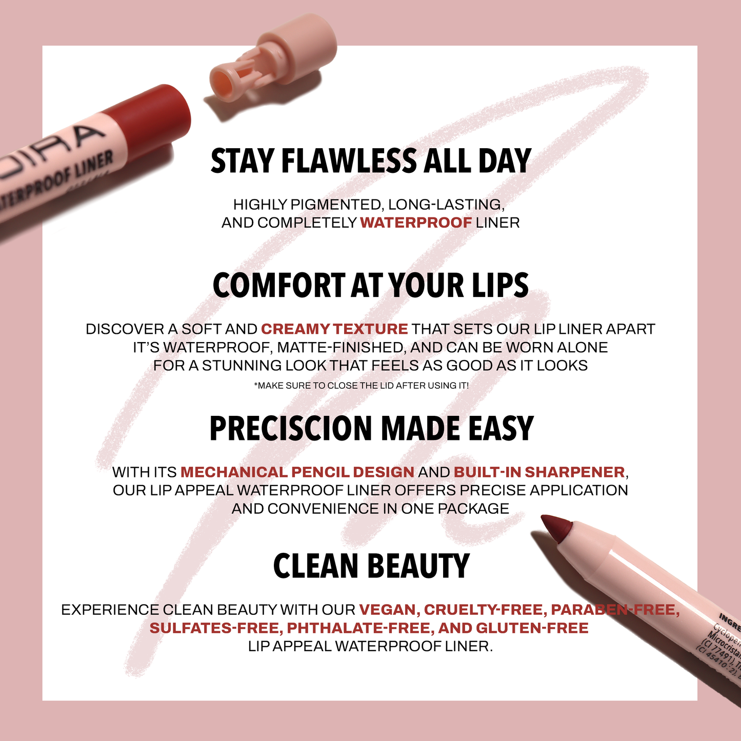 Lip Appeal Waterproof Liner (024, Exposure)