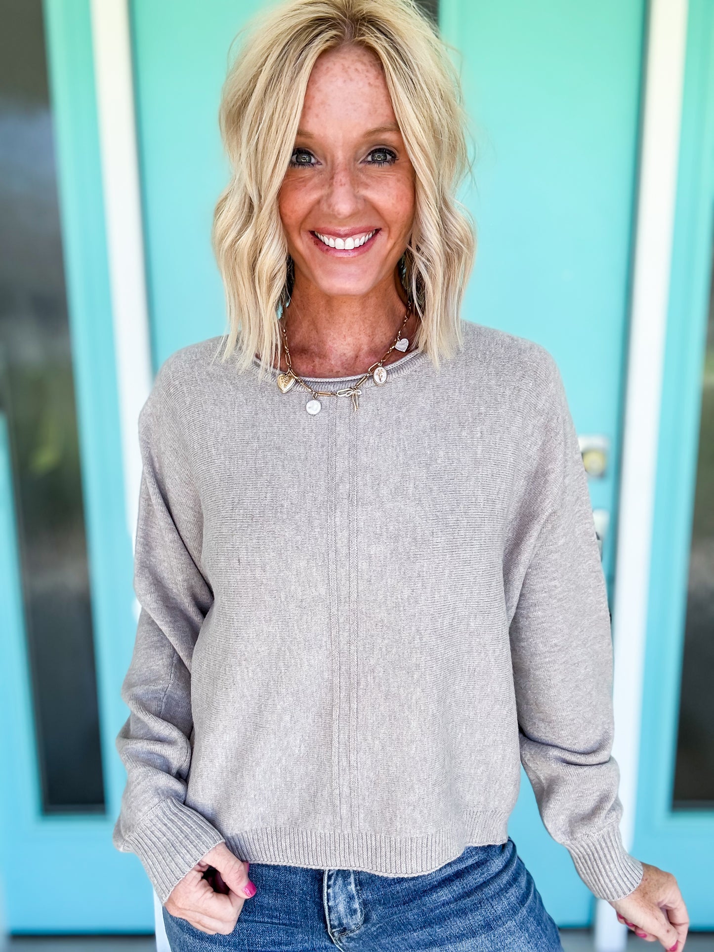 Down the Middle Sweater