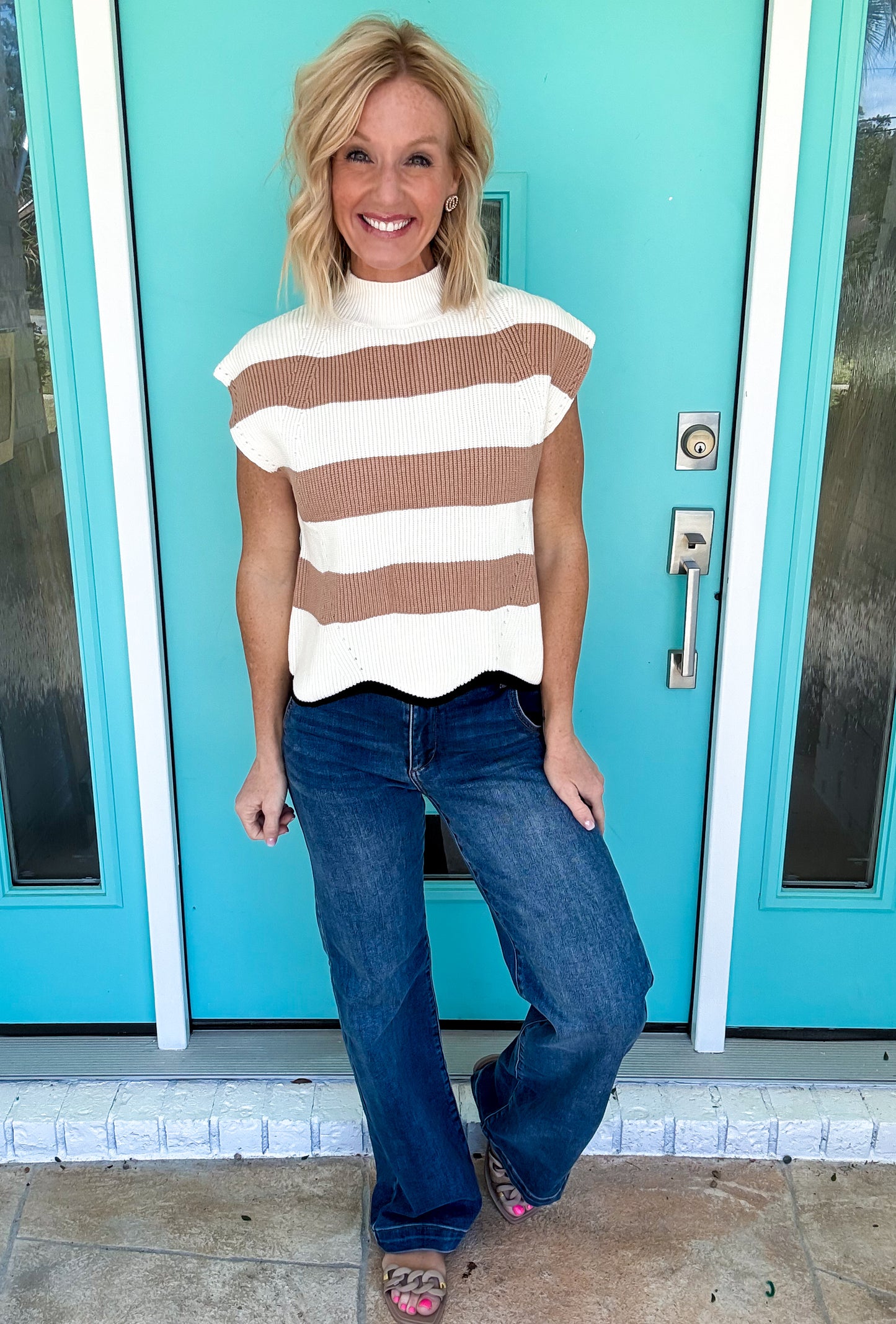 Chic in Stripes Sweater