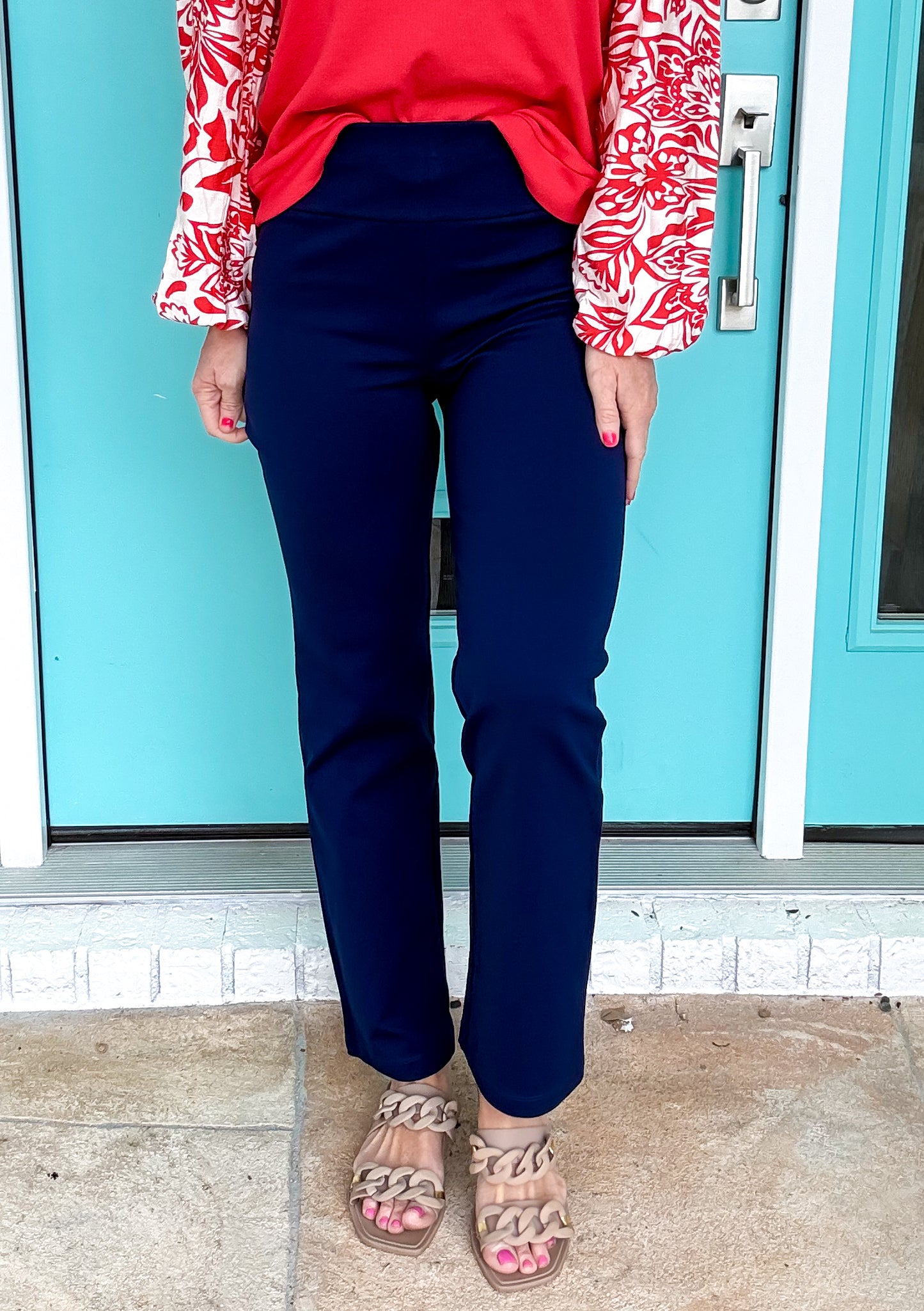 The Bella Flex Straight Dress Pants *stretch*