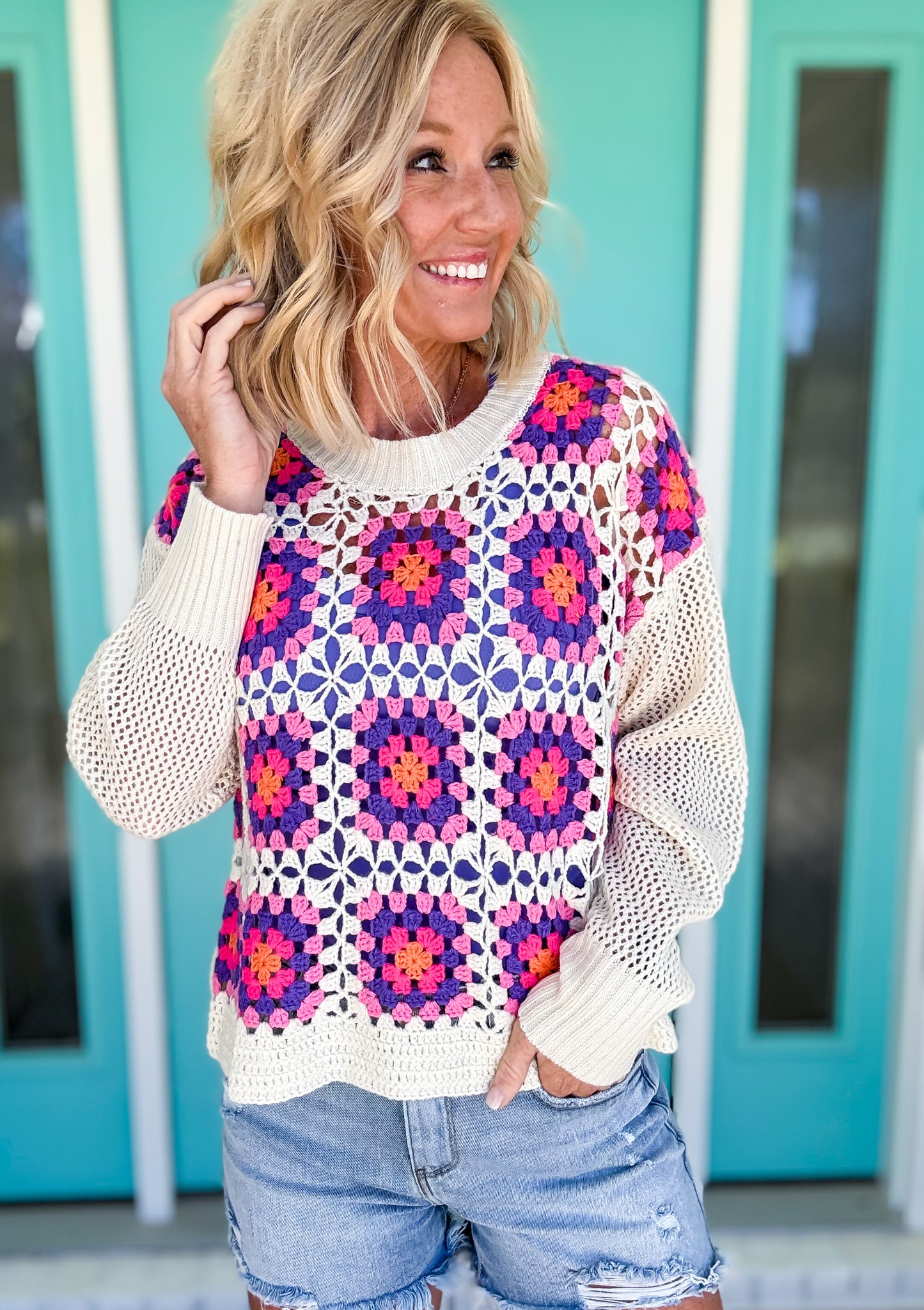 Not Your Grandma's Crochet Sweater