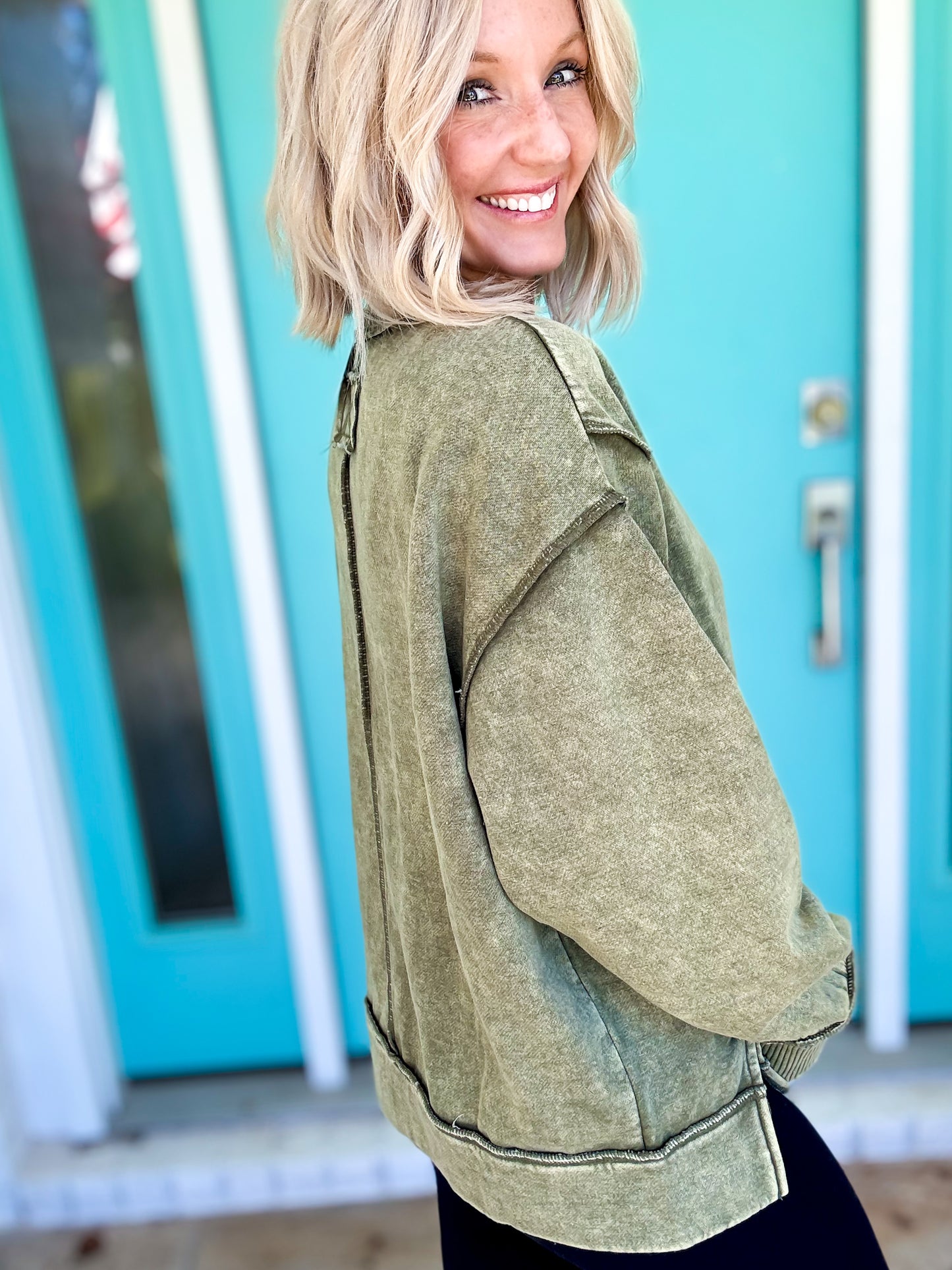 Fray + Fleece Sweatshirt
