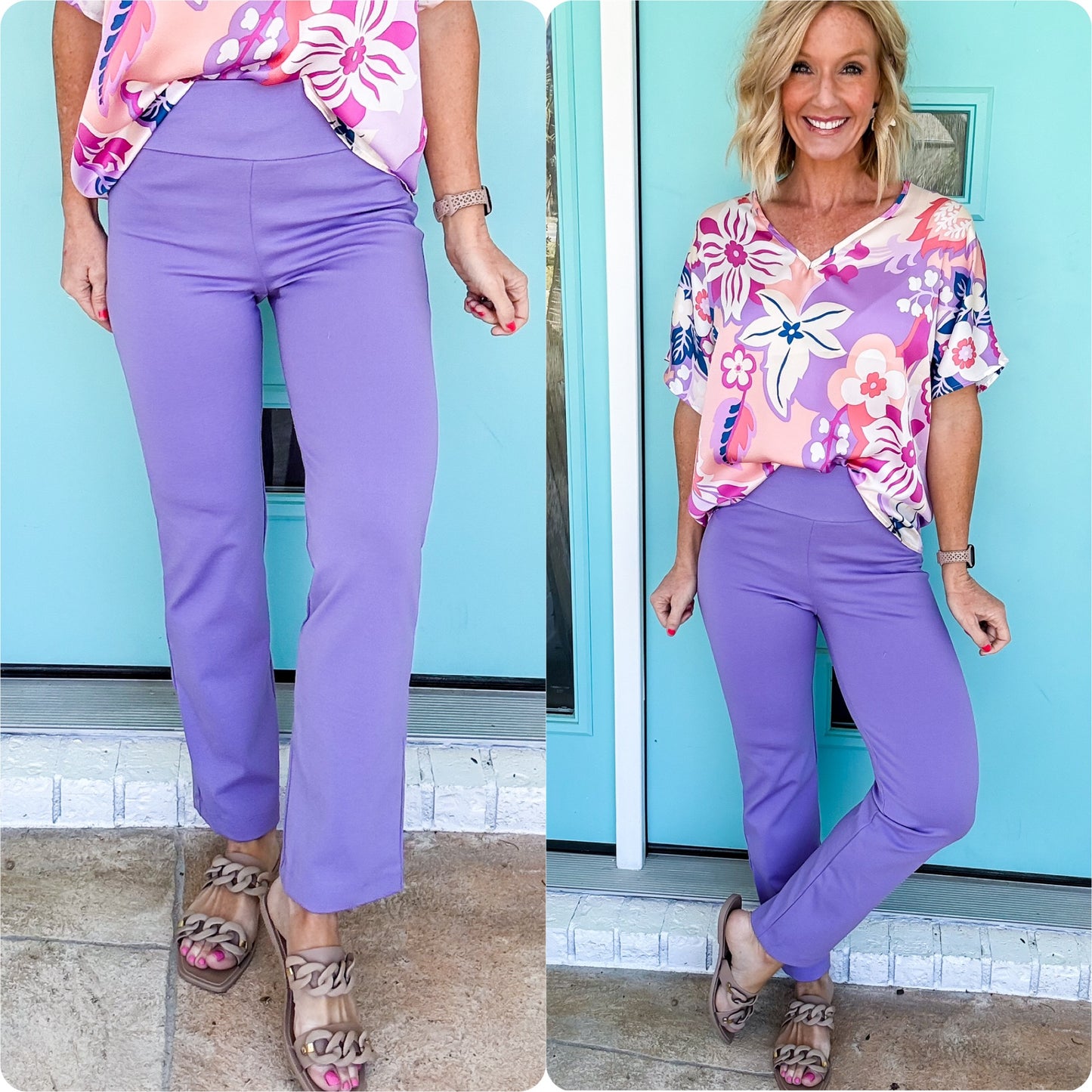The Bella Flex Straight Dress Pants *stretch*