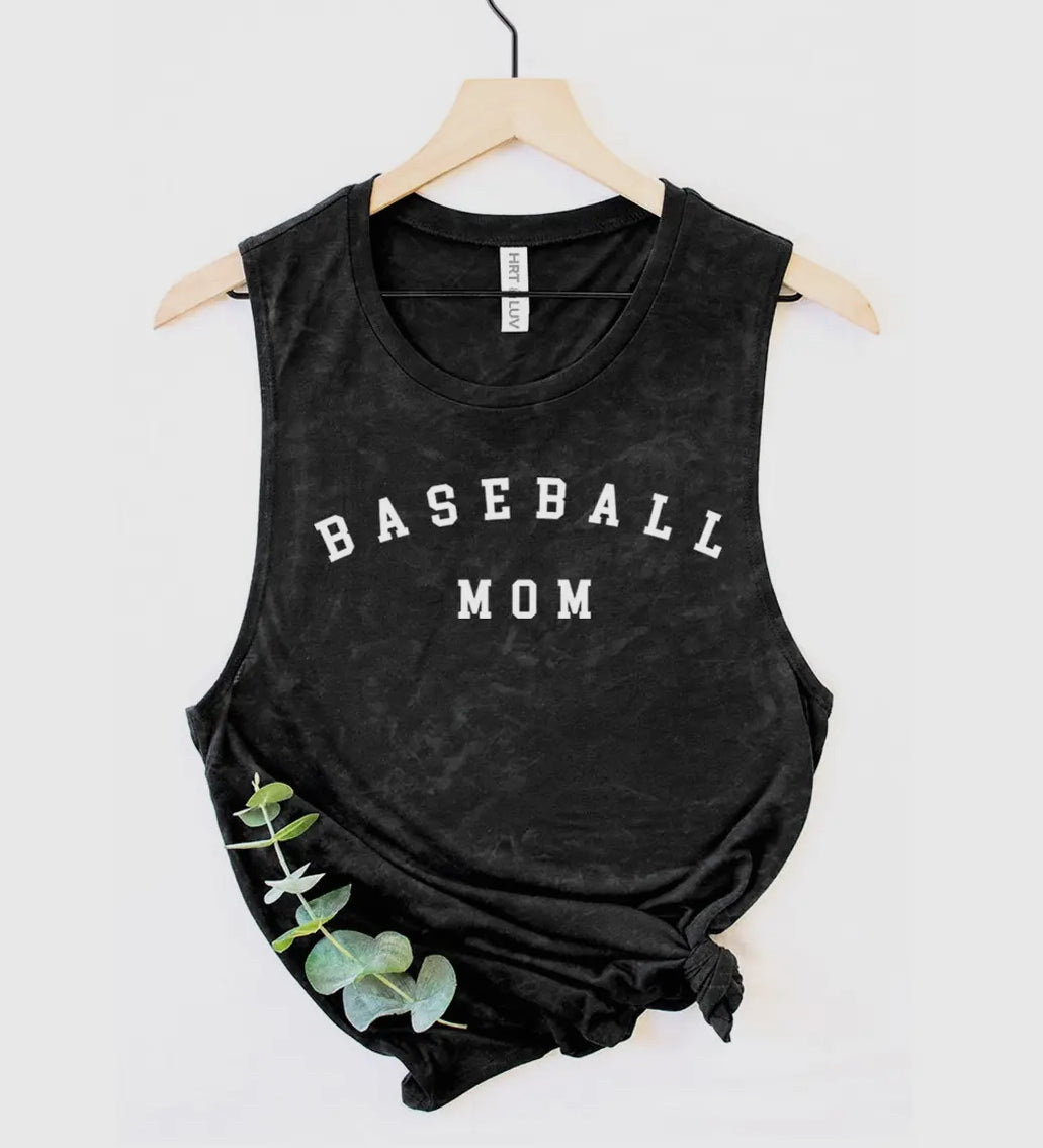 BASEBALL MOM GRAPHIC TANK