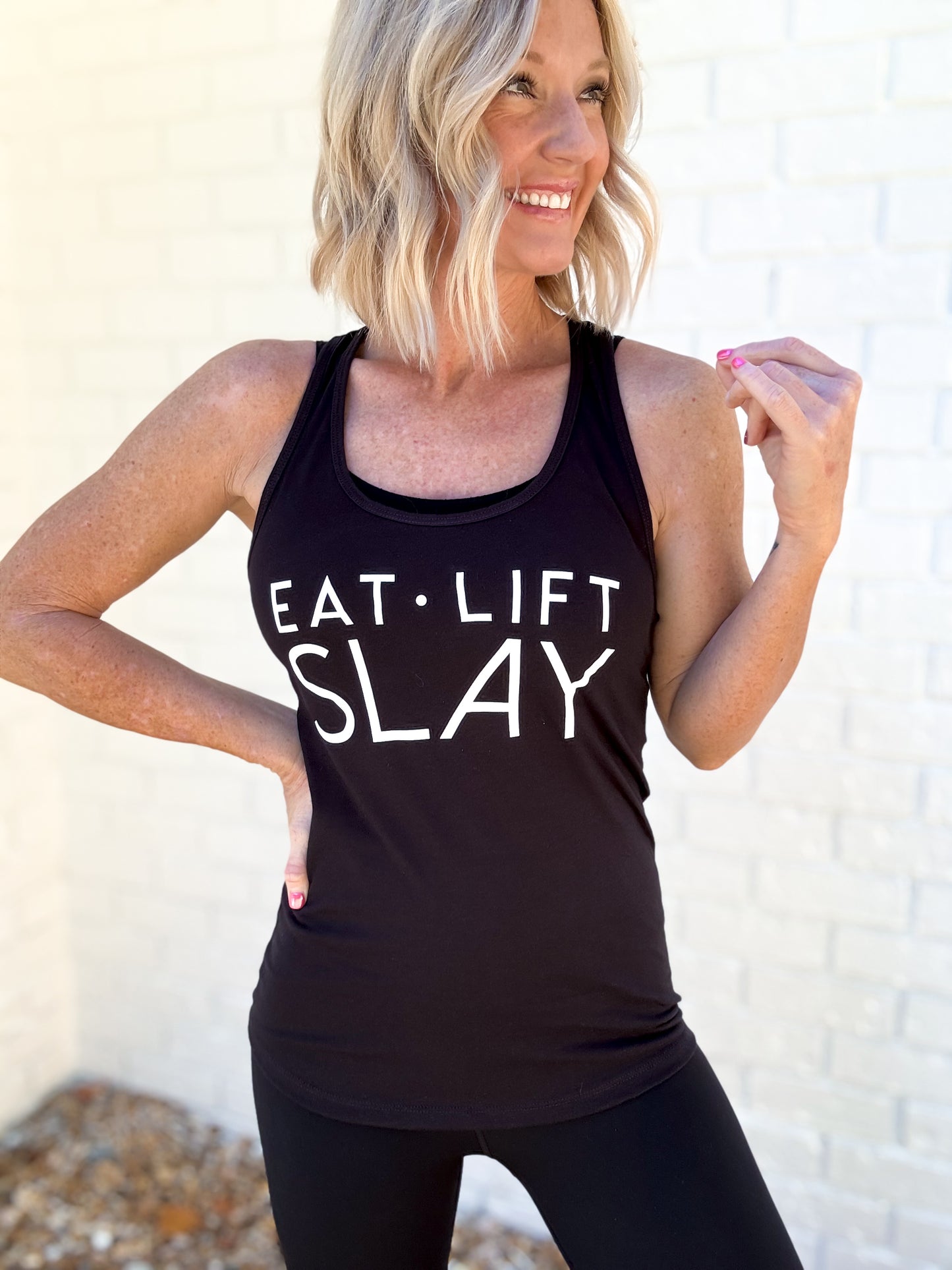 EAT LIFT SLAY Workout Tank