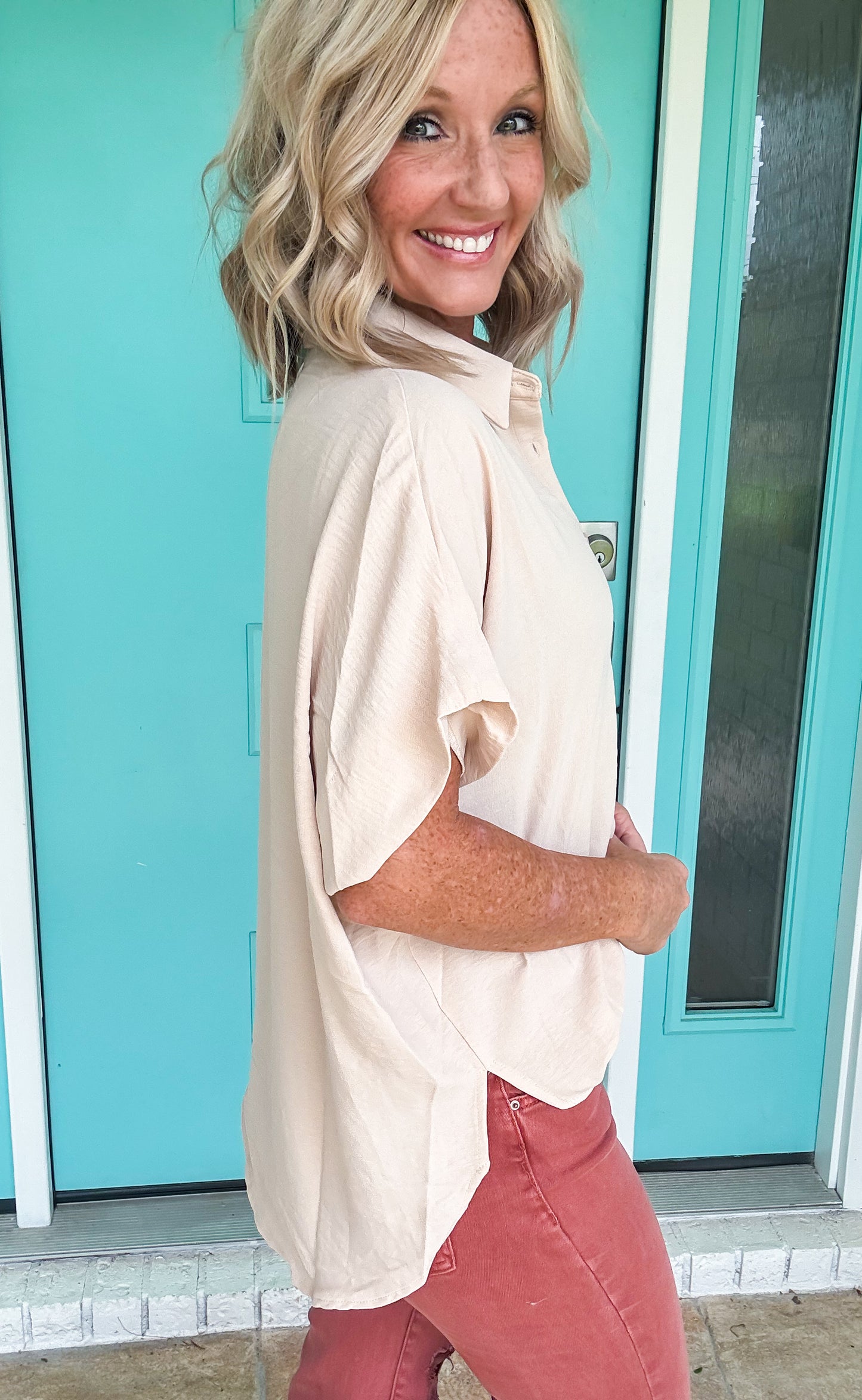 Button Up Grace Top