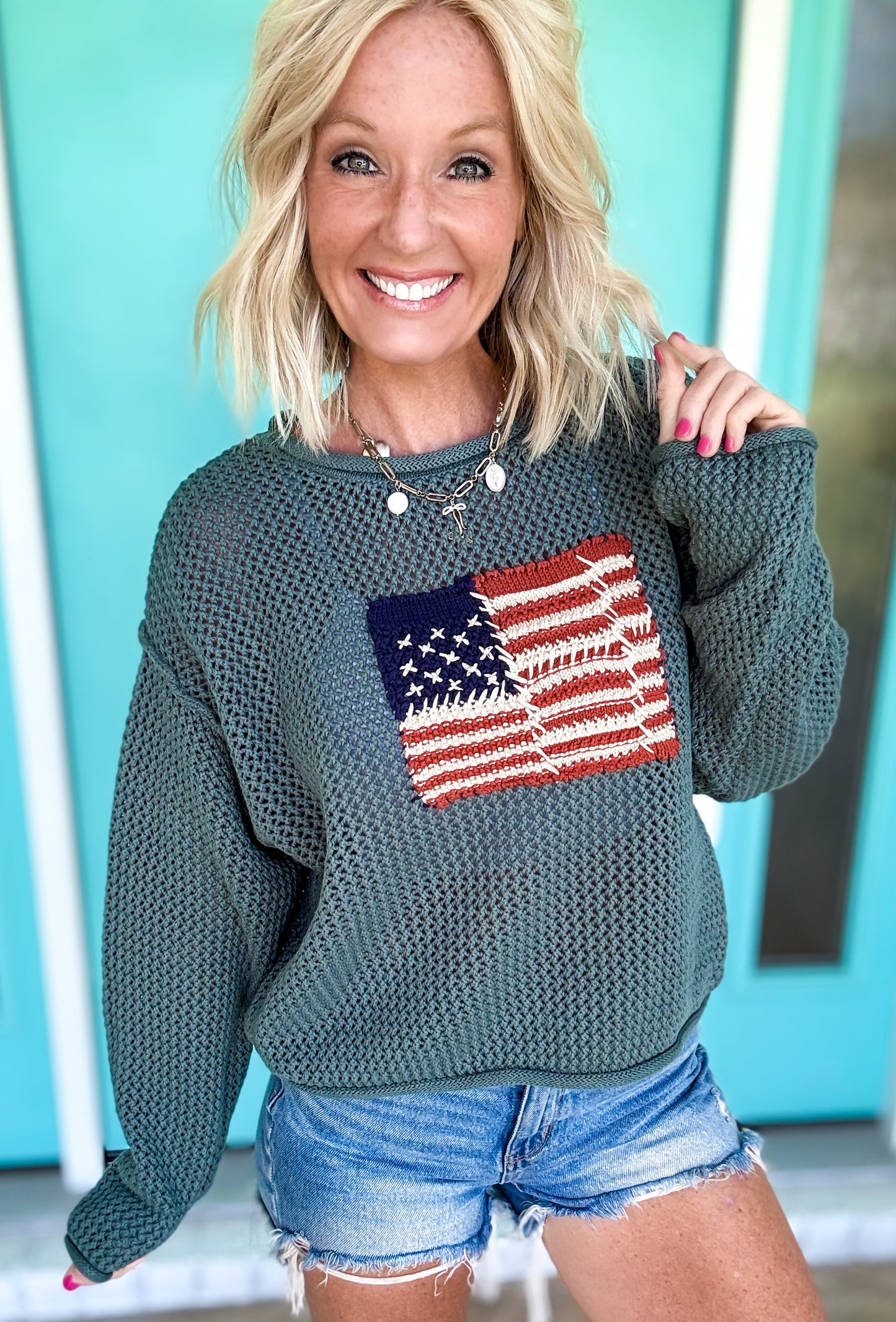 Backyard American Sweater