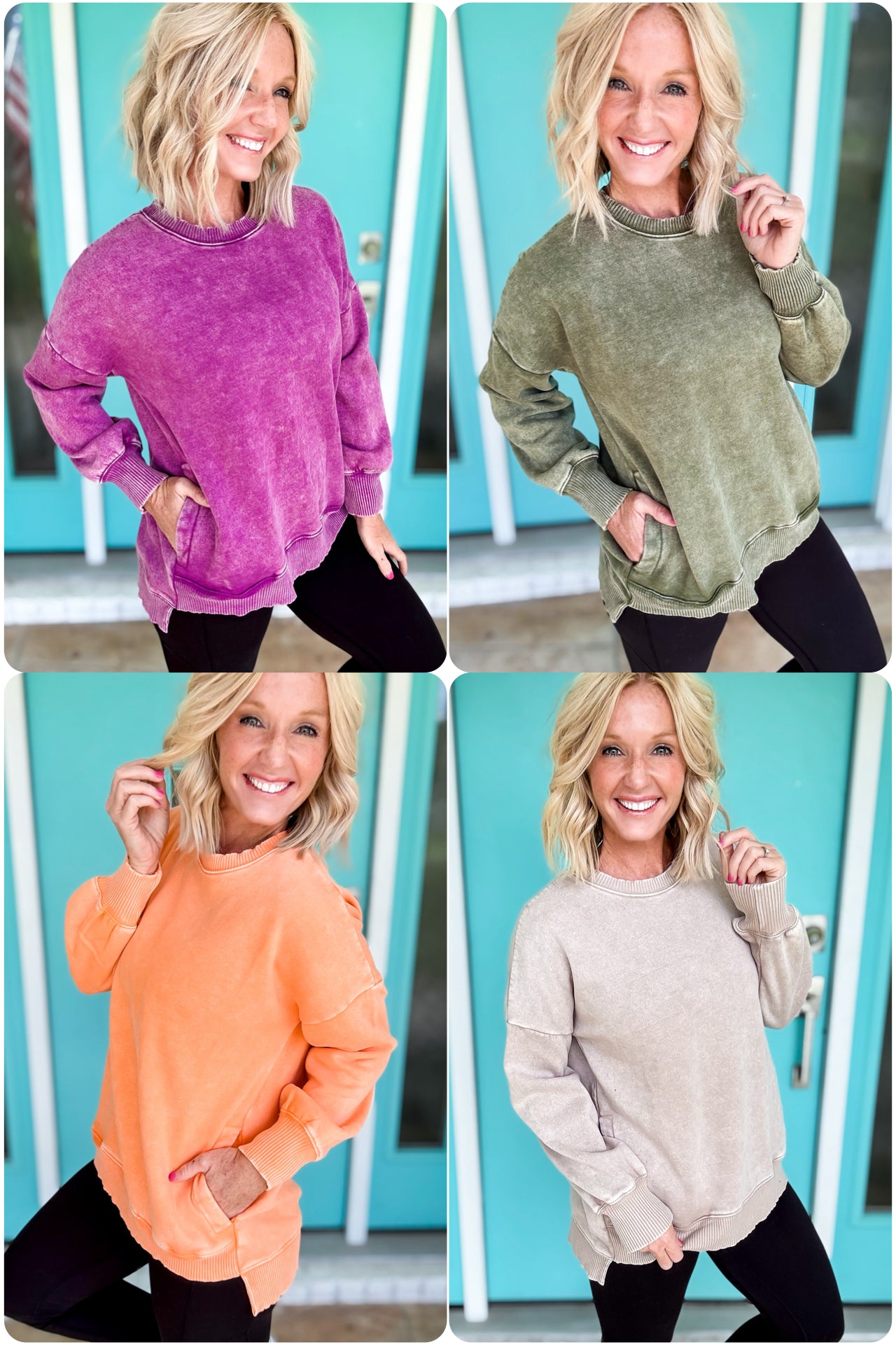 On Occasion Mineral Washed Pullover