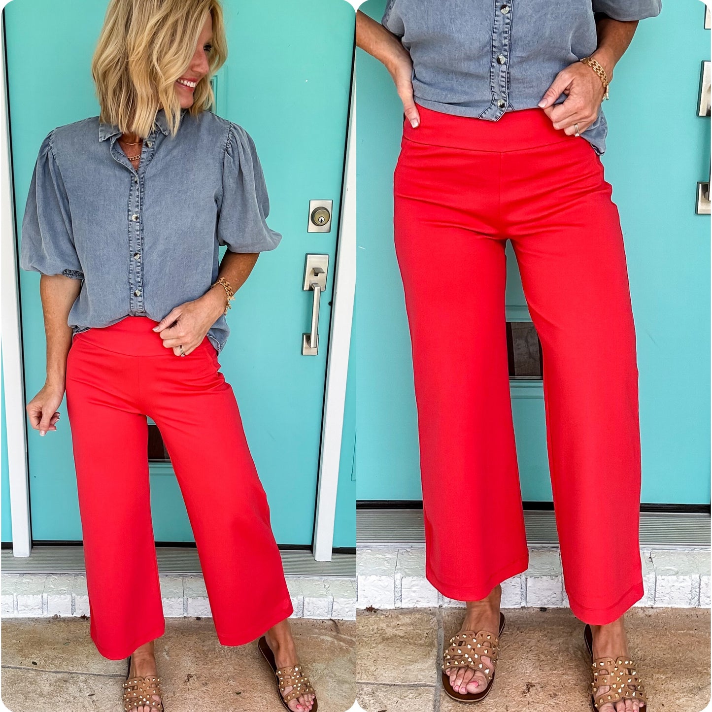 Bella Wide Leg Flex Dress Pants *stretch*
