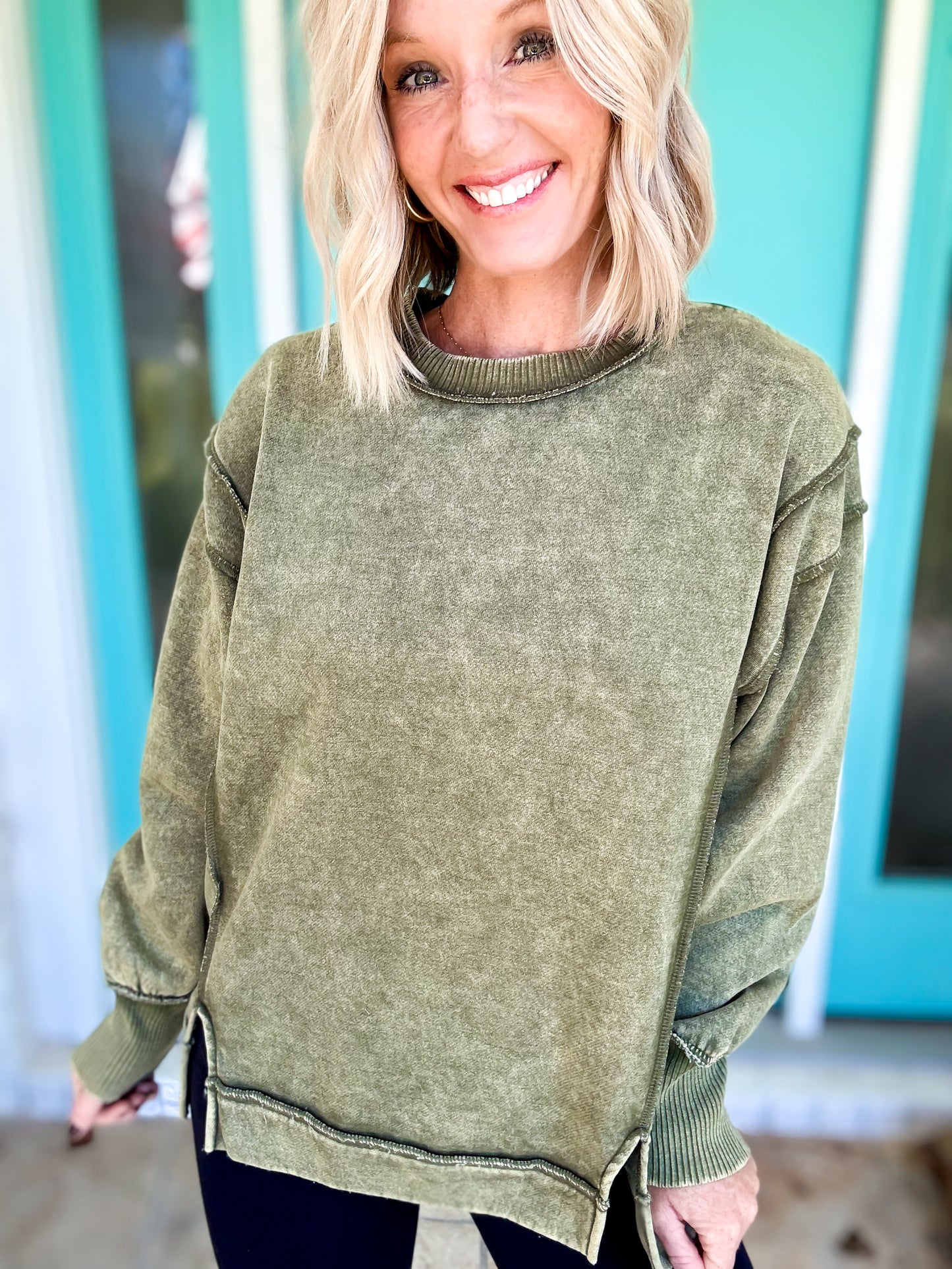 Fray + Fleece Sweatshirt